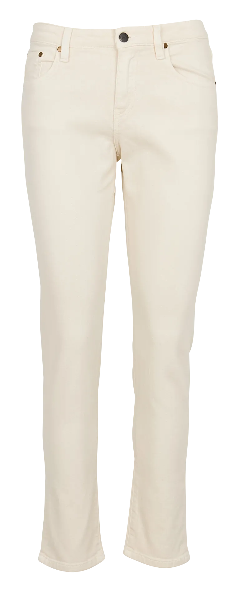 Jean slim en coton mélangé Blanc CRYSTAL