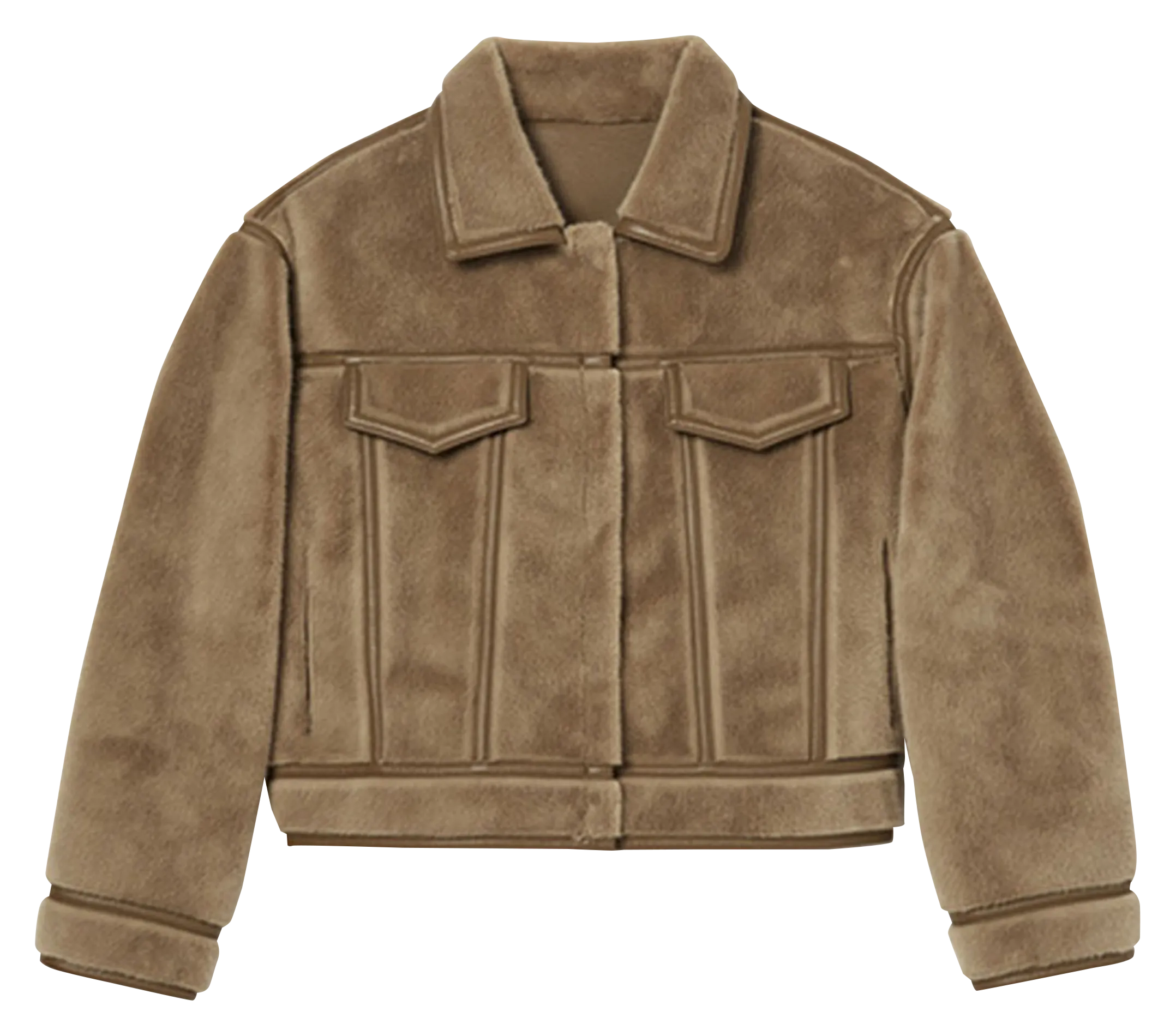 Veste courte réversible Marron MONGE