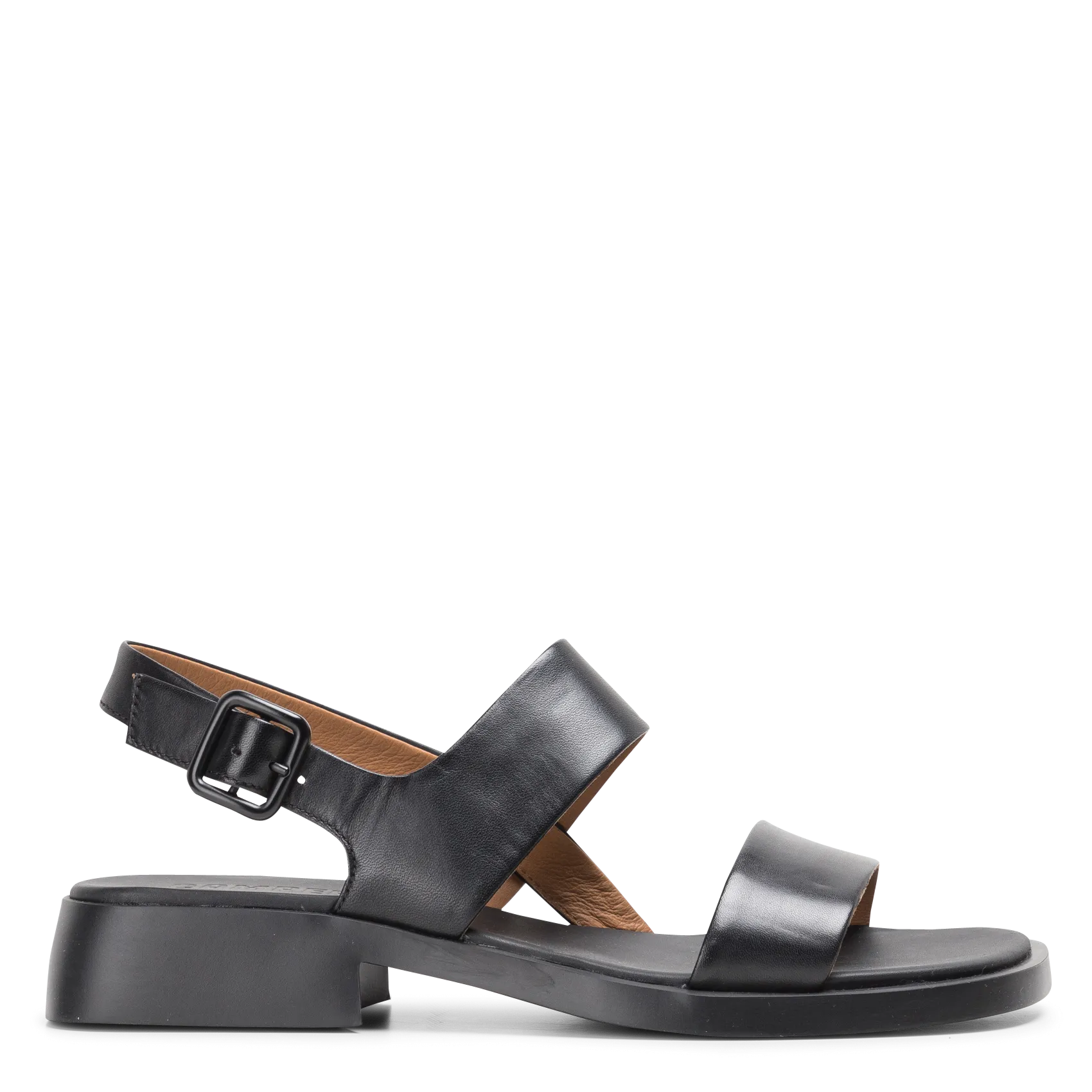 Sandales en cuir Noir