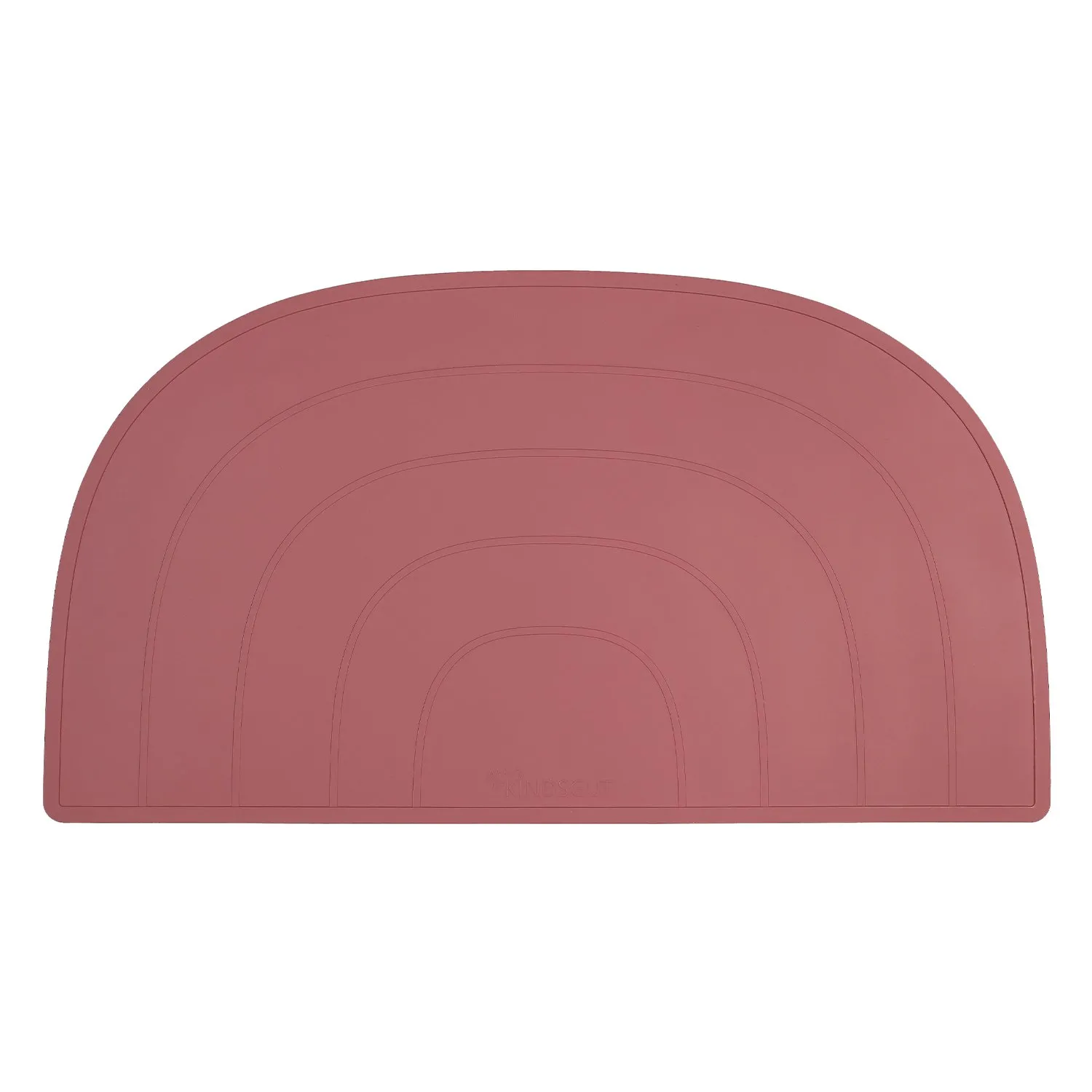 Set de table arc-en-ciel en silicone Rose