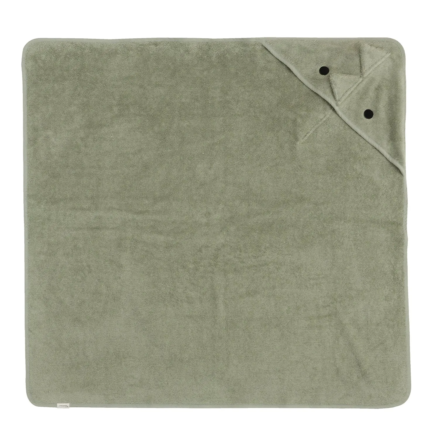 Serviette à capuche dinosaure Gris