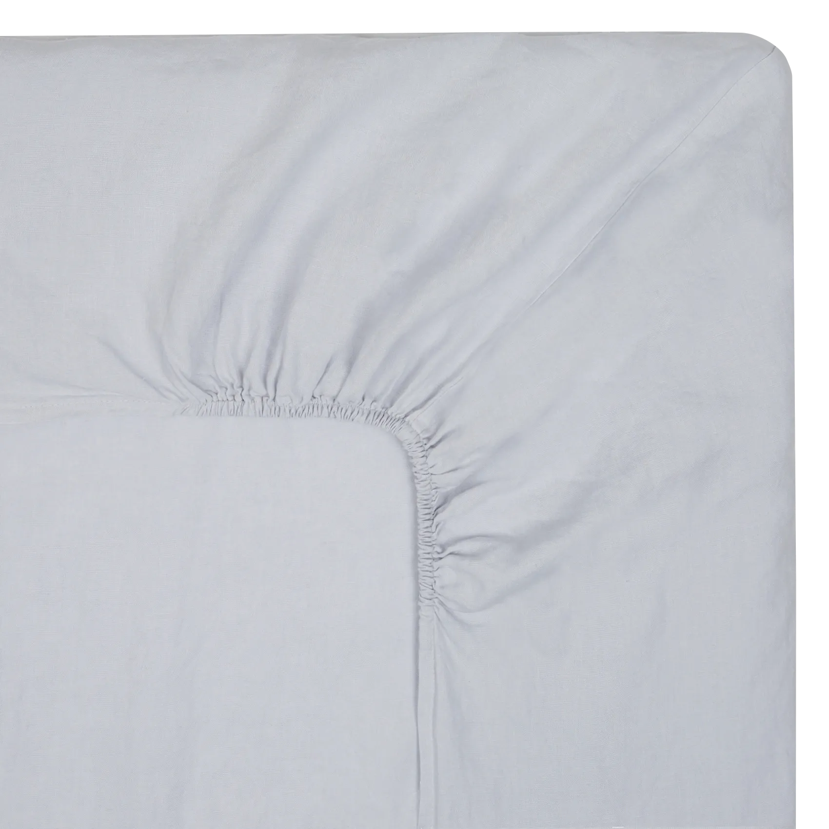 Drap housse en coton Gris DH SATIN