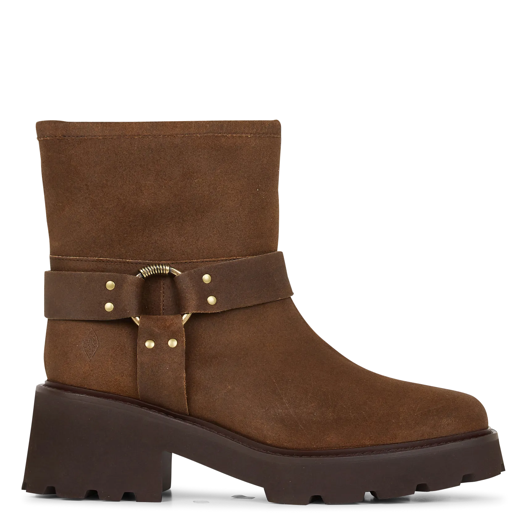 Bottines en cuir Marron CONDA