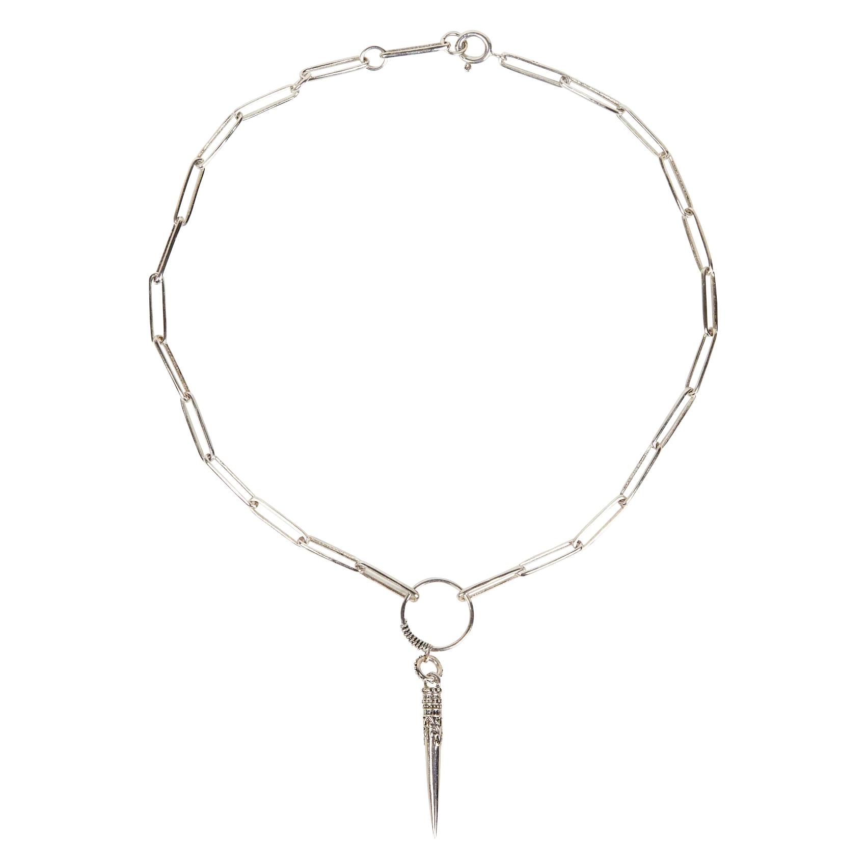 Collier en chaîne avec pendentif Argent NAOKI