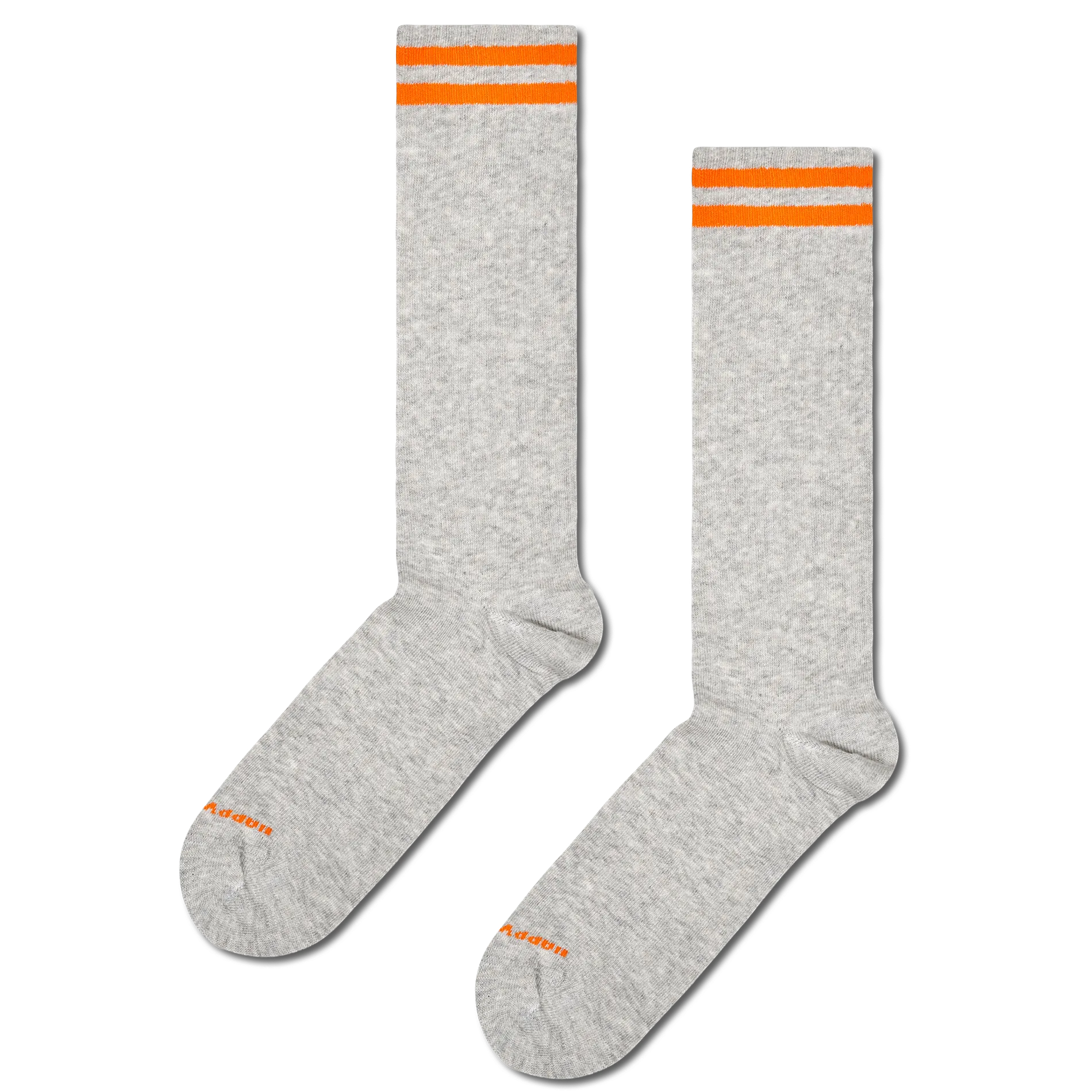 Chaussettes en coton bio mélangé Gris SOLID SNEAKER THIN