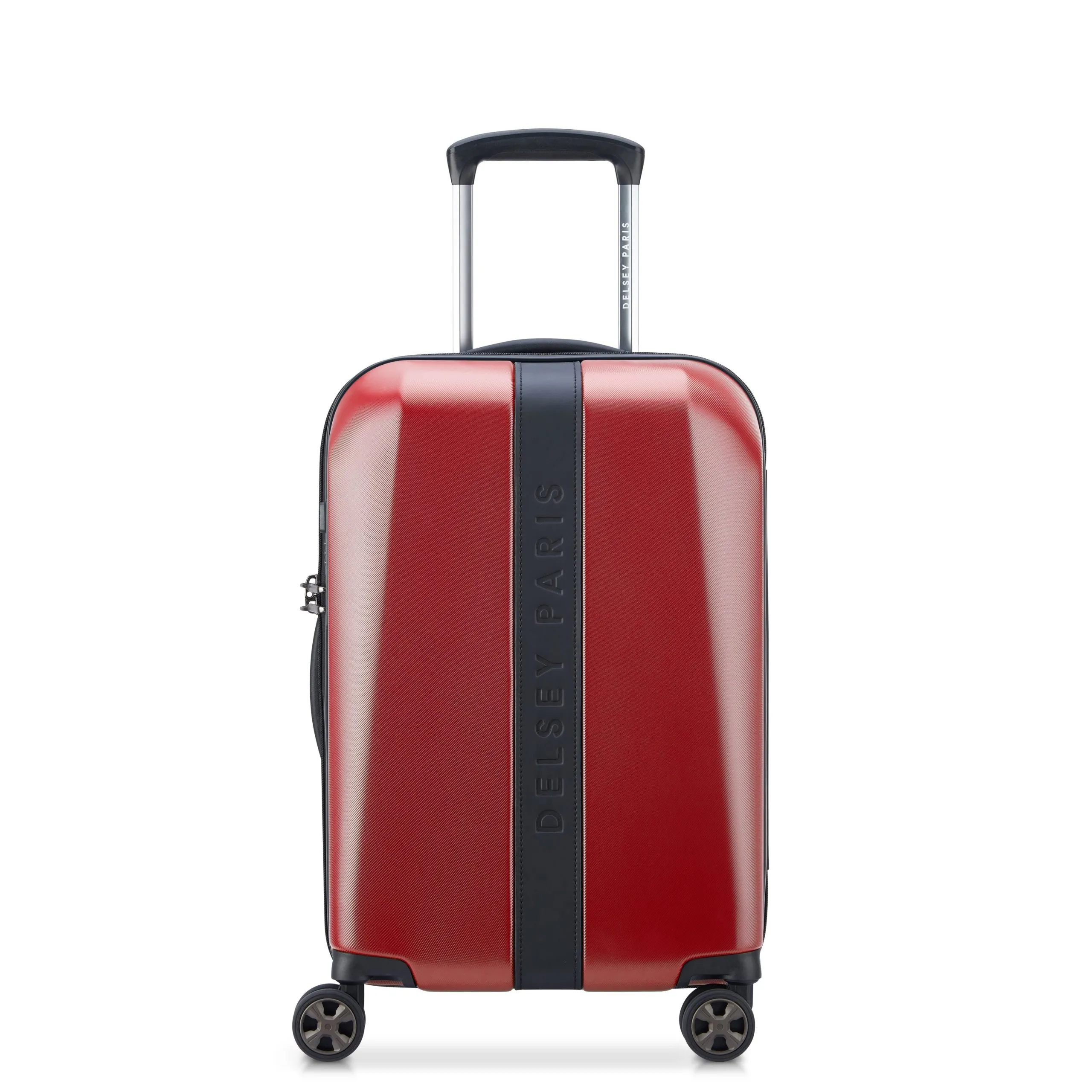 Valise cabine rigide Rouge PROMENADE HARD 2.0