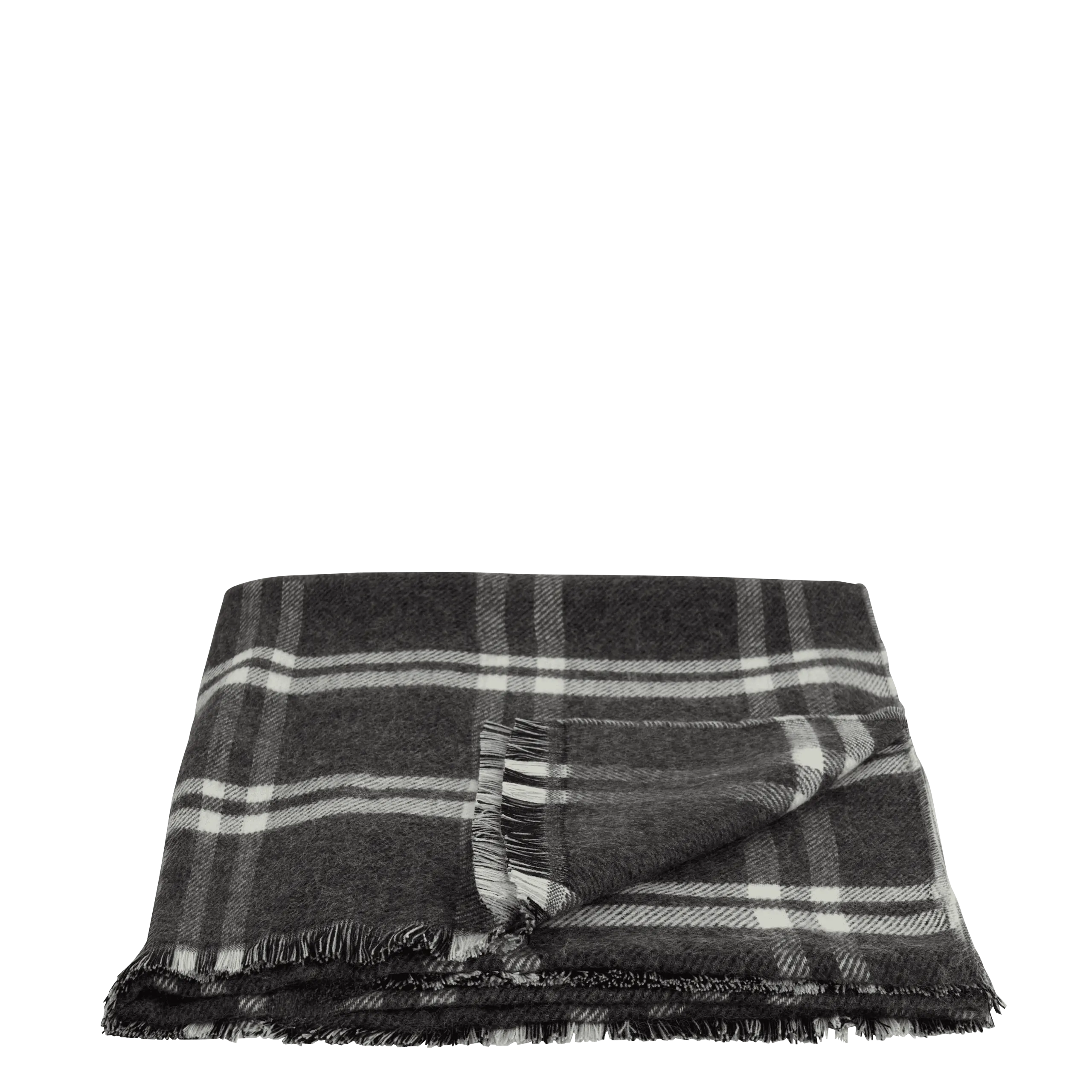 Plaid à carreaux Gris