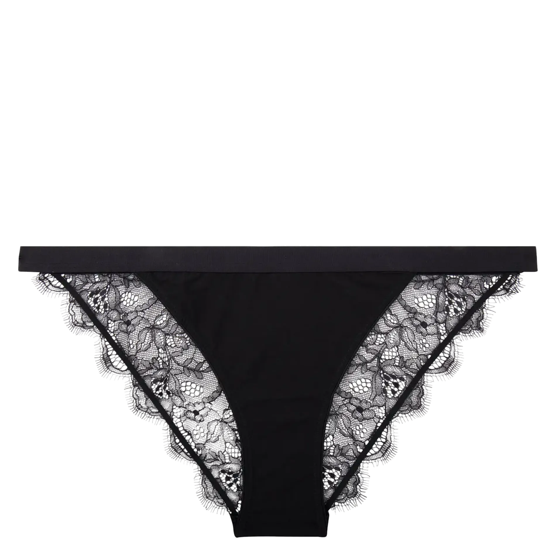 Culotte échancrée à dentelle dos Wild Rose Noir WILD ROSE