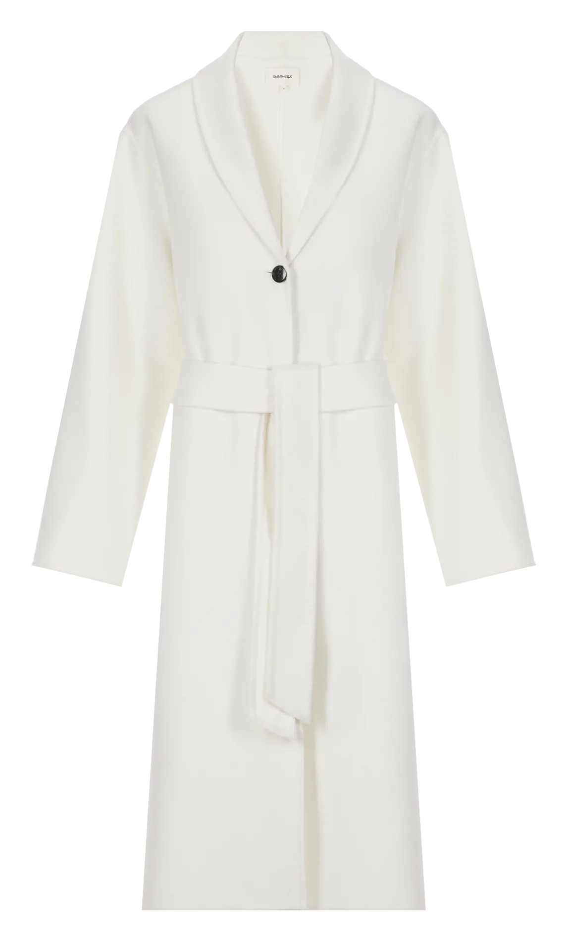 Manteau long en laine mélangée Beige UPAY