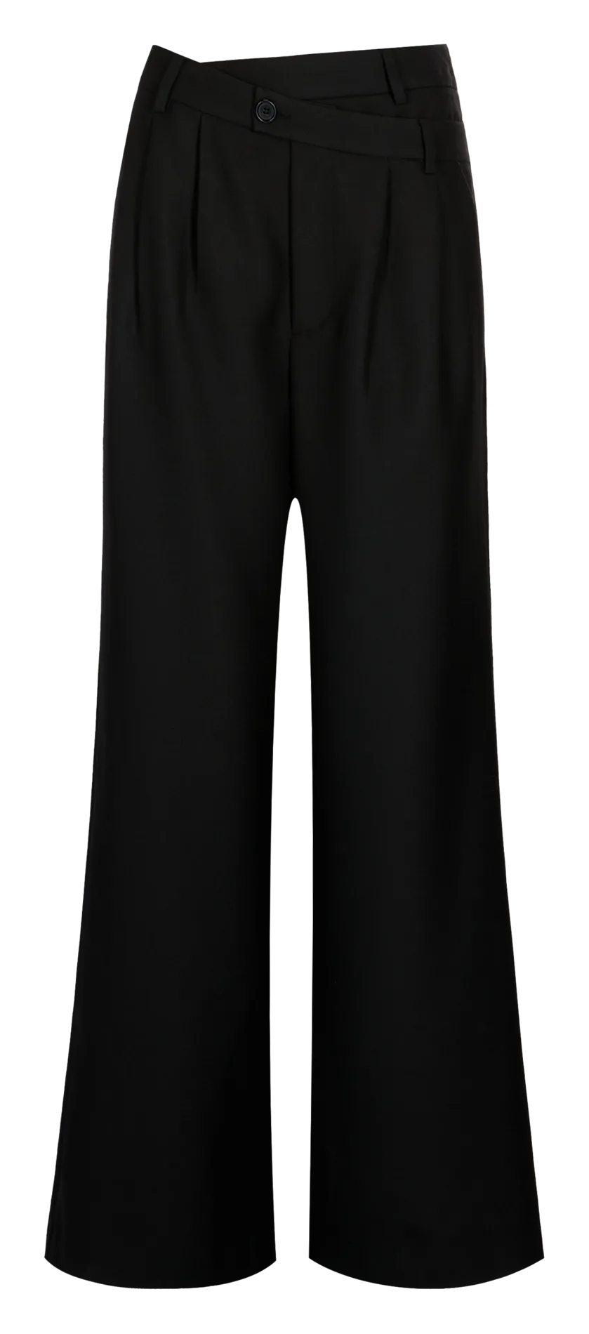 Pantalon large taille haute Noir UCROS