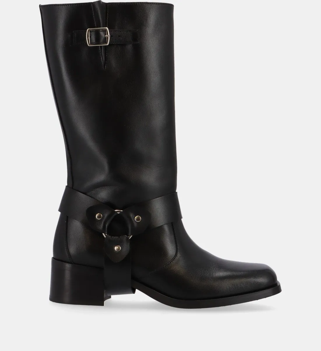 Bottes biker en cuir Noir ROCKY