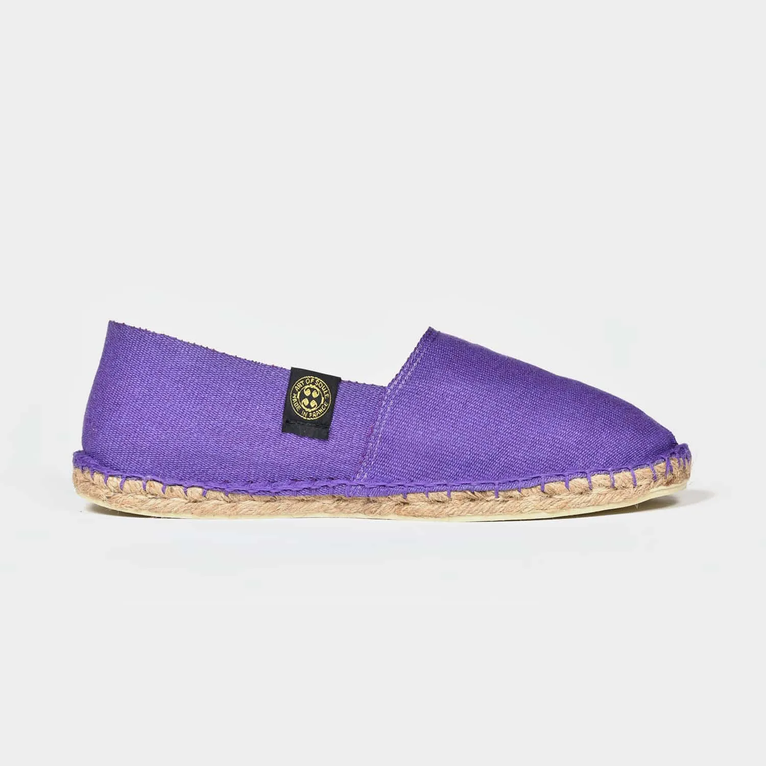 Espadrilles unies unie Violet DECONTRACTE