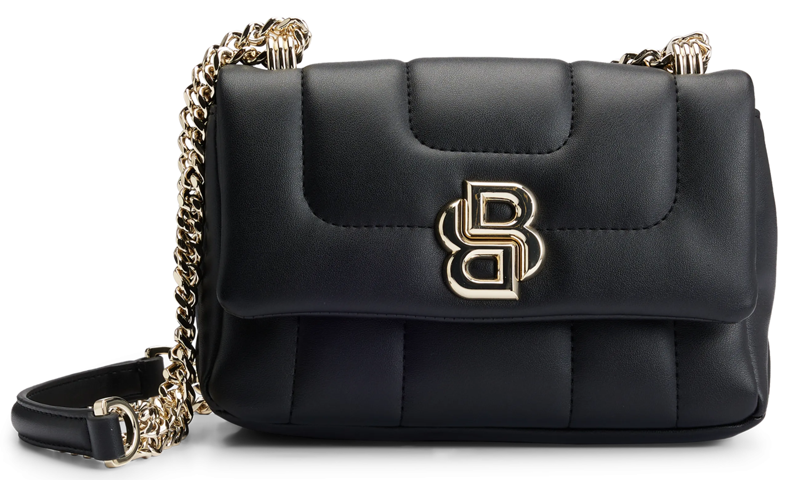 Sac bandoulière matelassée Noir