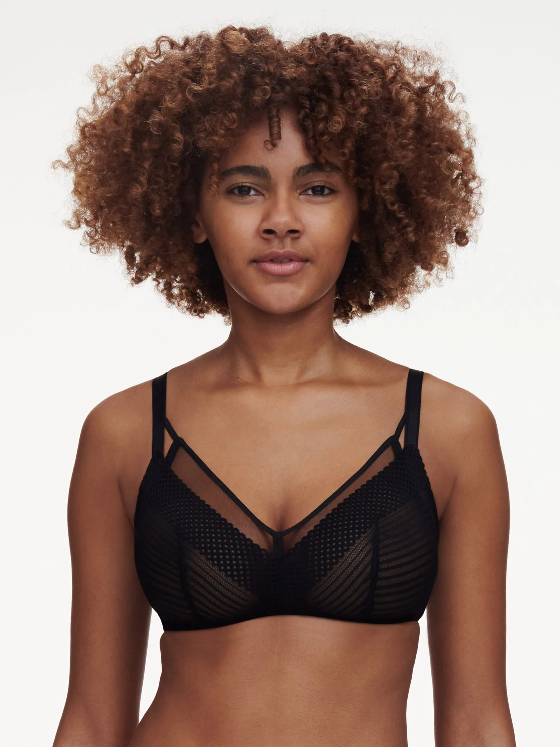 Soutien-gorge sans armature maintien en dentelle Noir PLAY