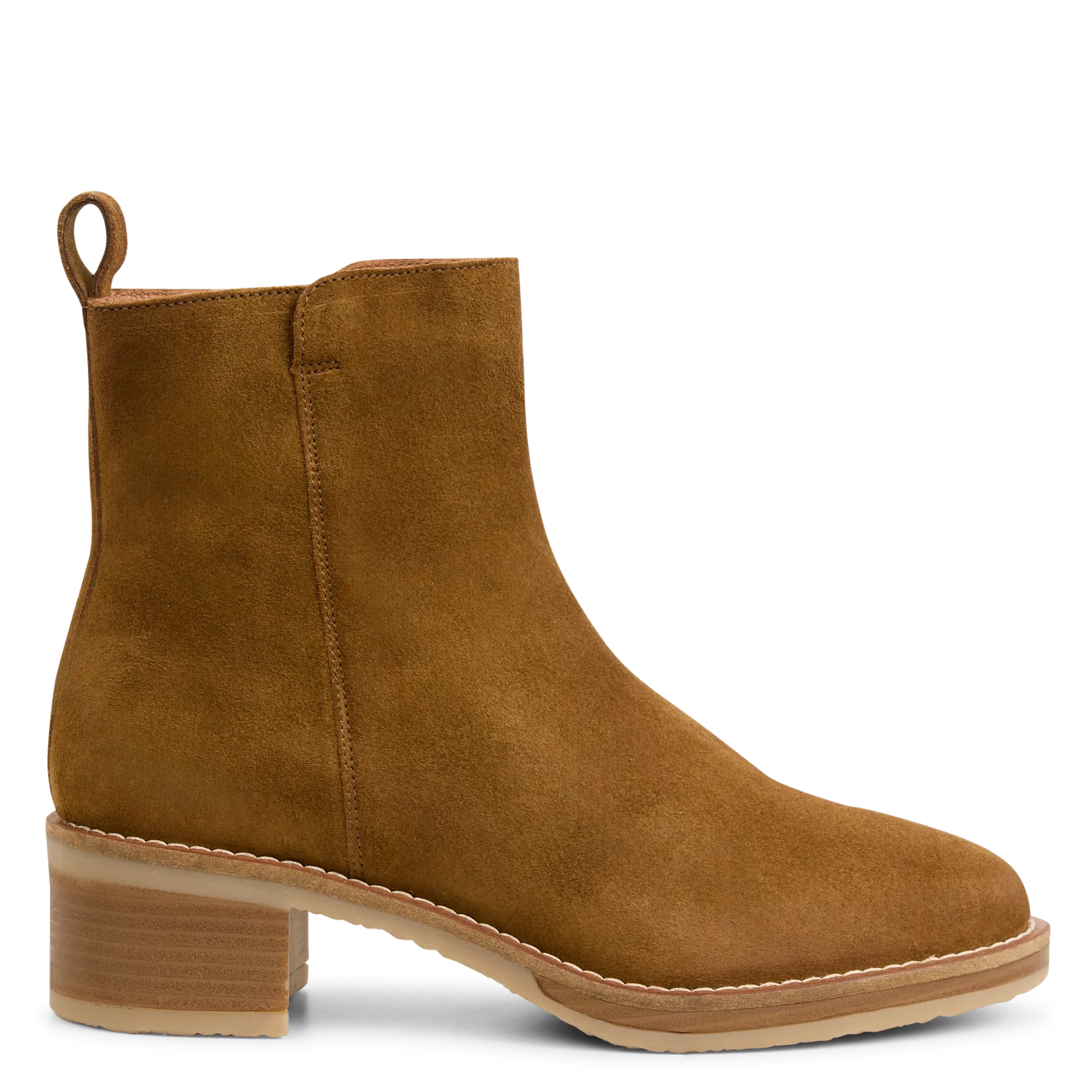 Bottines en cuir Marron ADELAIDE
