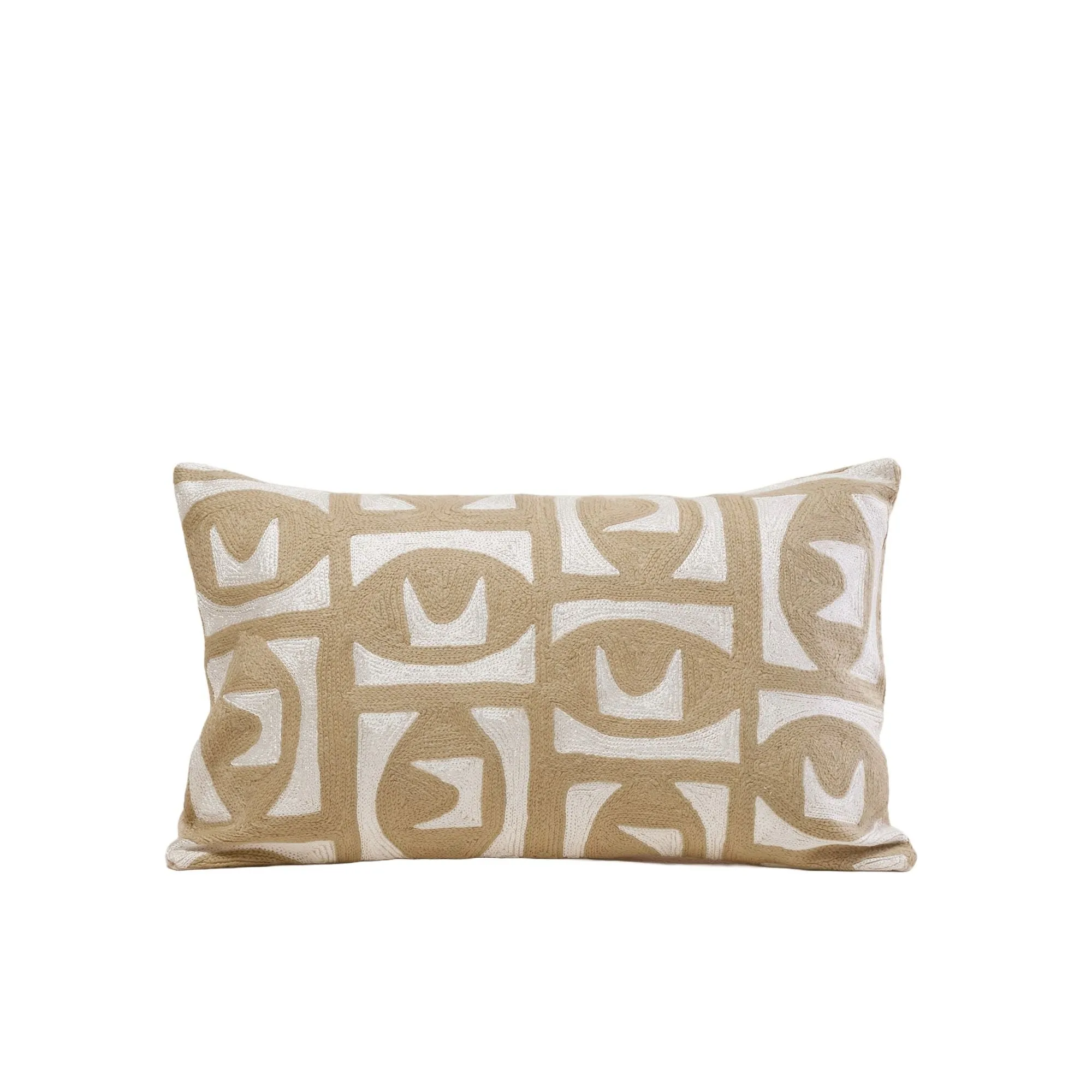 Housse de coussin Blanc ZACARY
