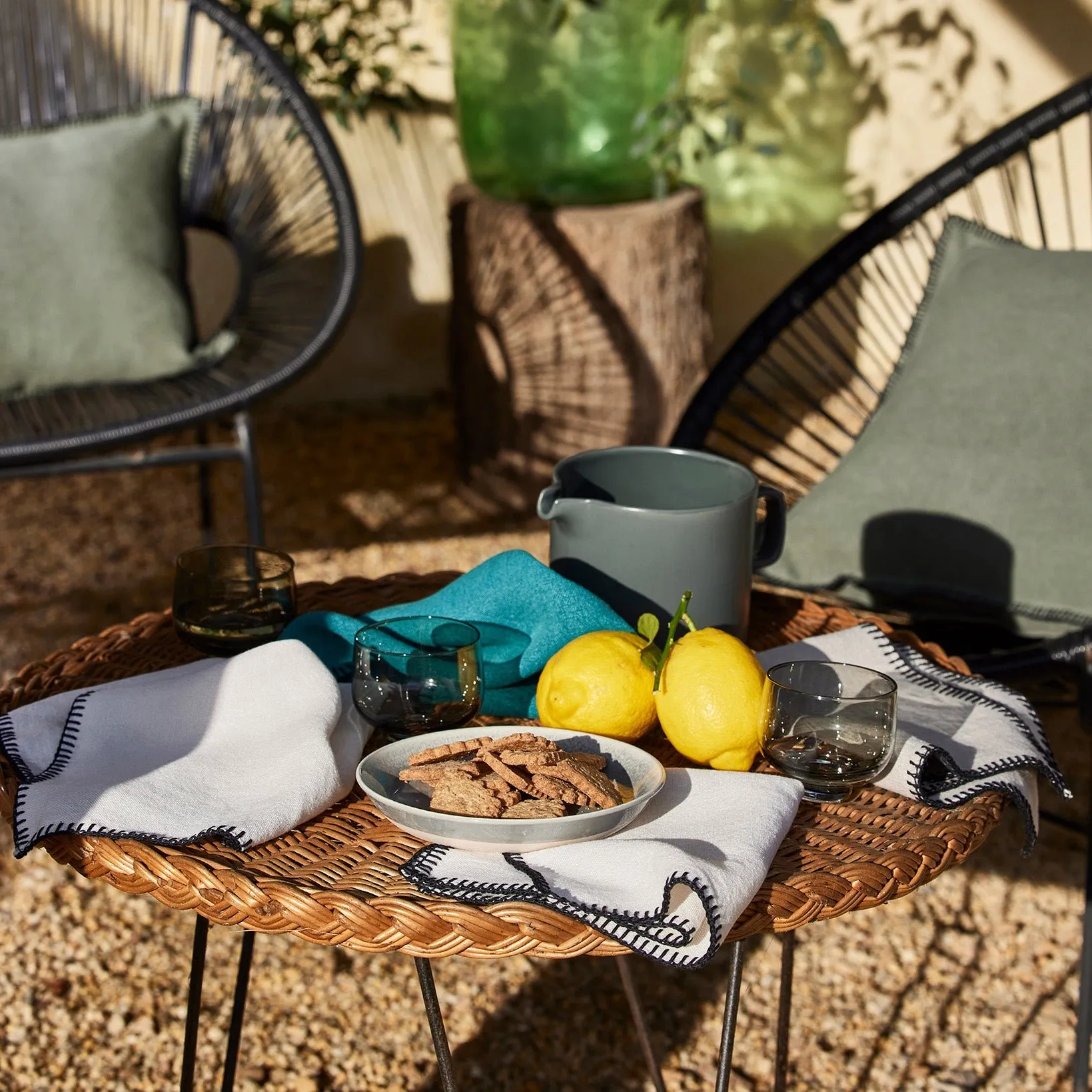 Serviette de table Bleu NINO