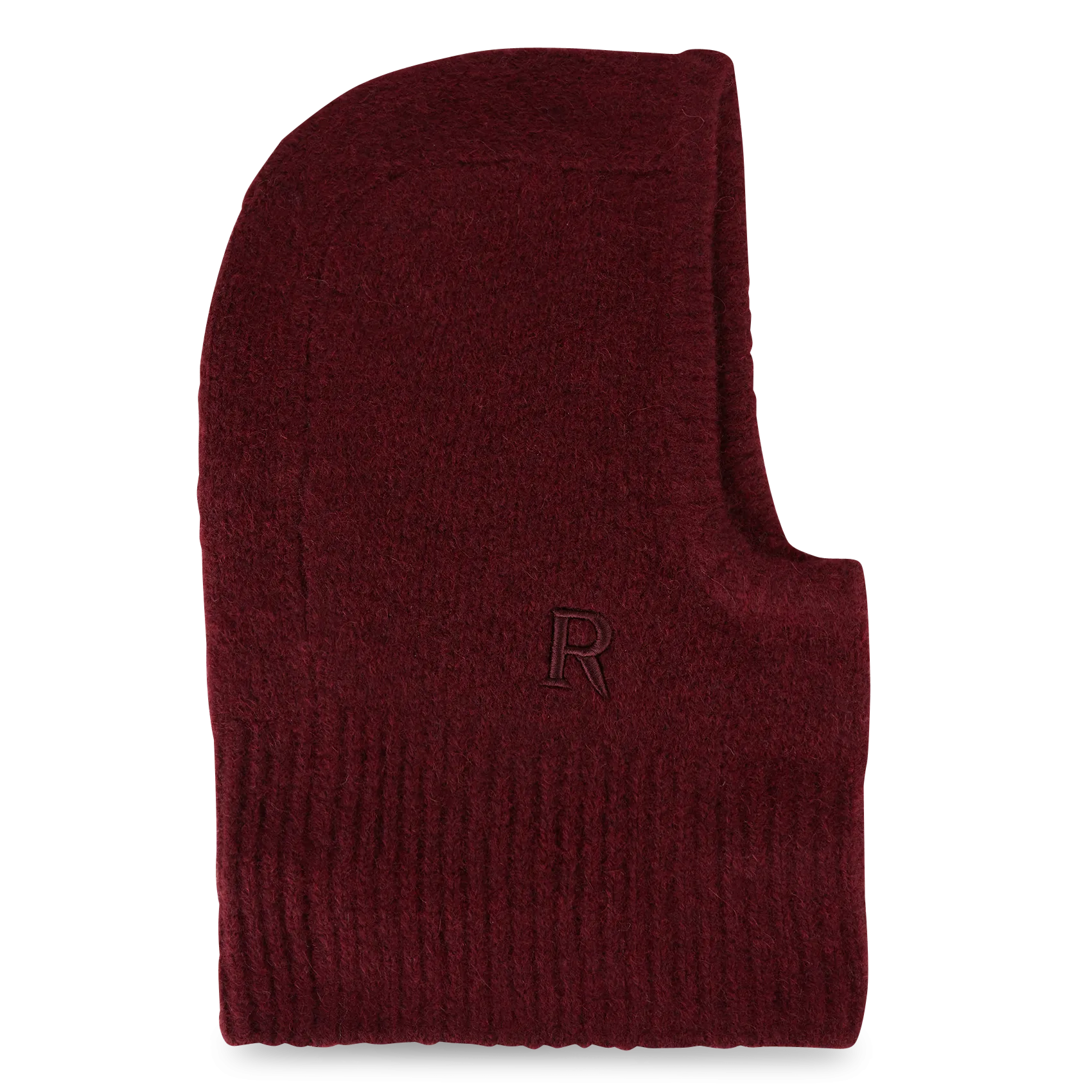 Cagoule en laine mélangée Rouge COSMIC