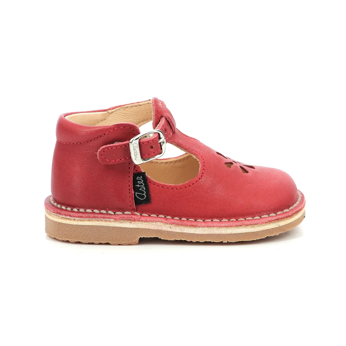 Salomés cuir Rouge BIMBO-2