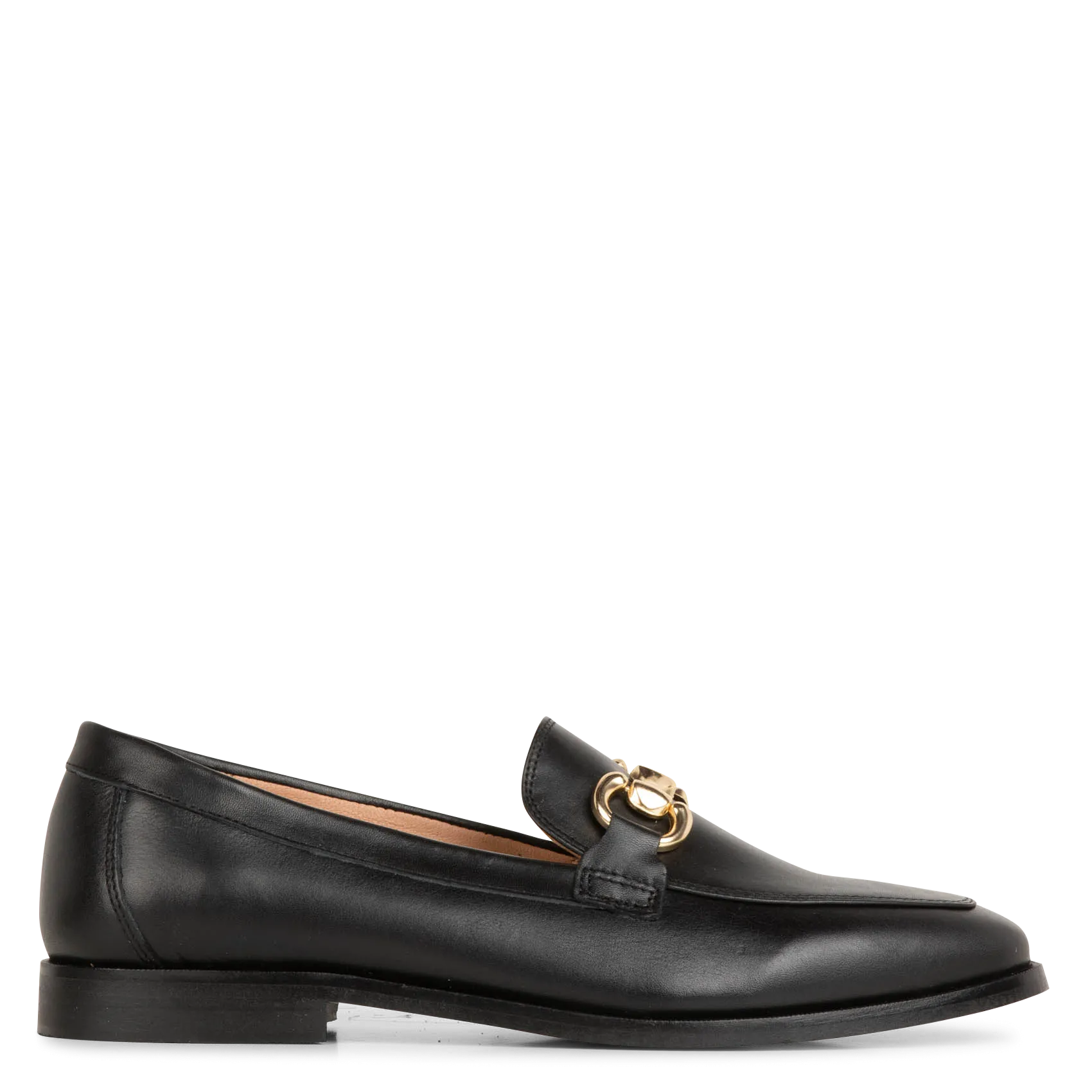 Mocassins en cuir Noir COLETTE