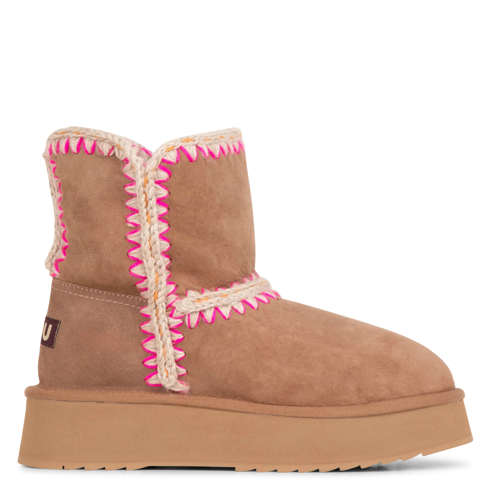 Boots à plateforme en cuir Marron NORFLOK BOOT