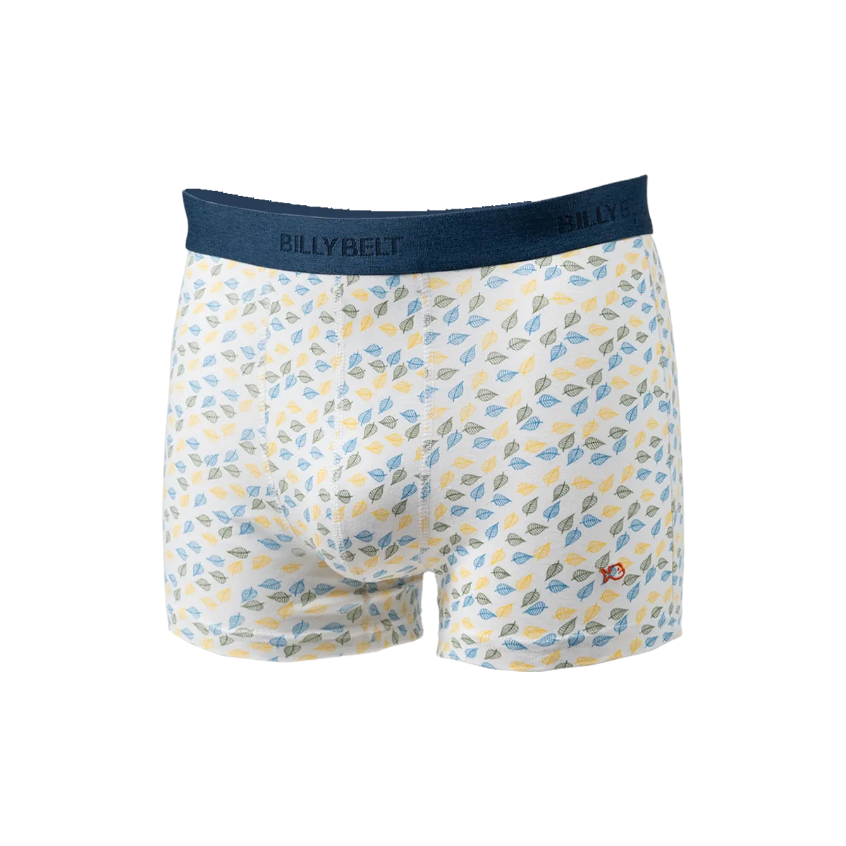 Boxer en coton biologique Blanc WHITE LEAF