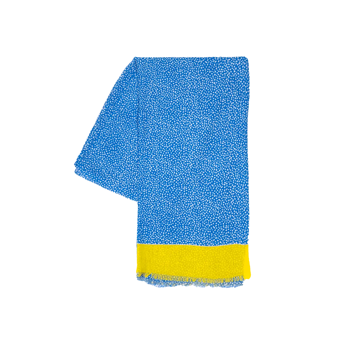 Foulard en coton biologique Bleu SANTORIN