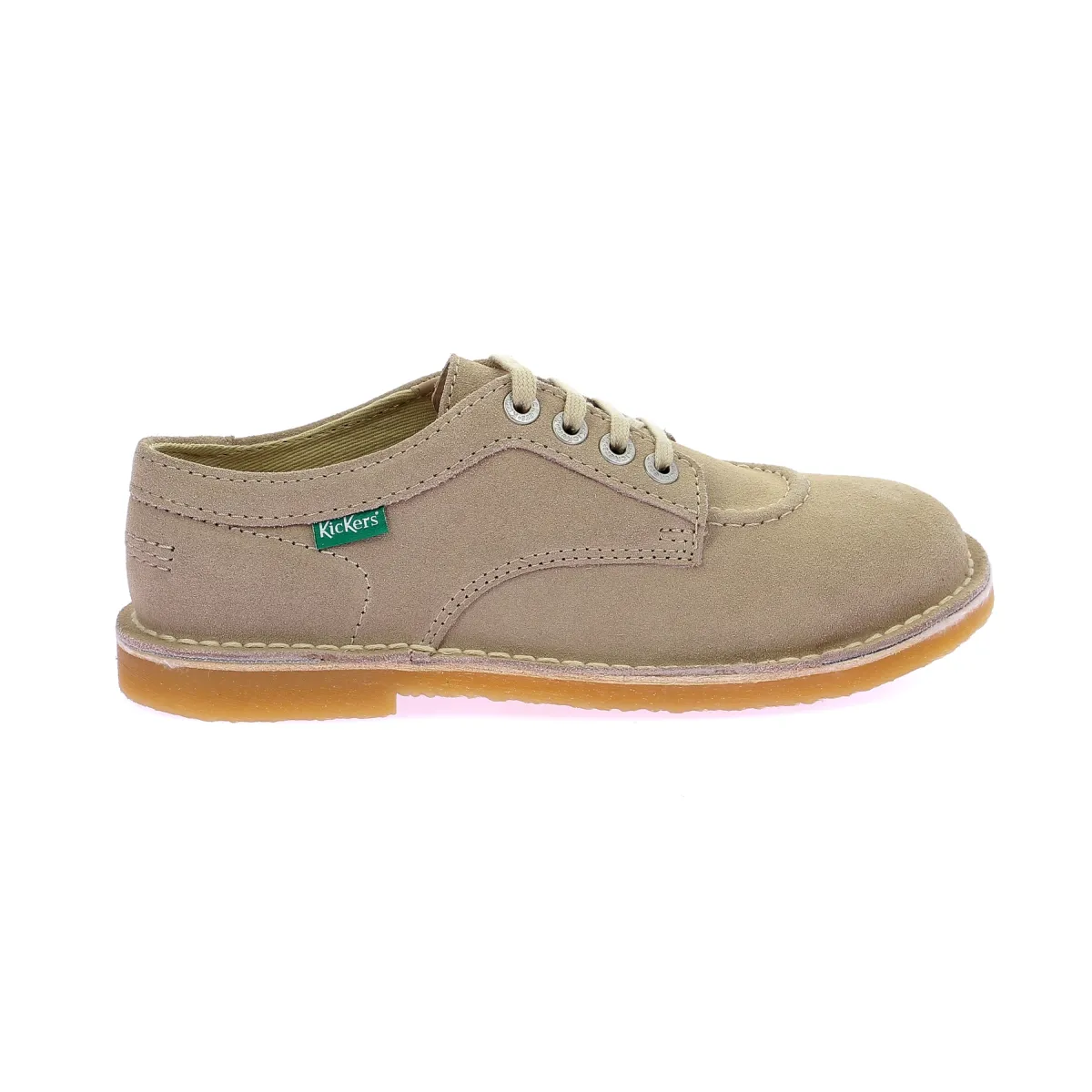Derbies cuir Beige KICK KARMA