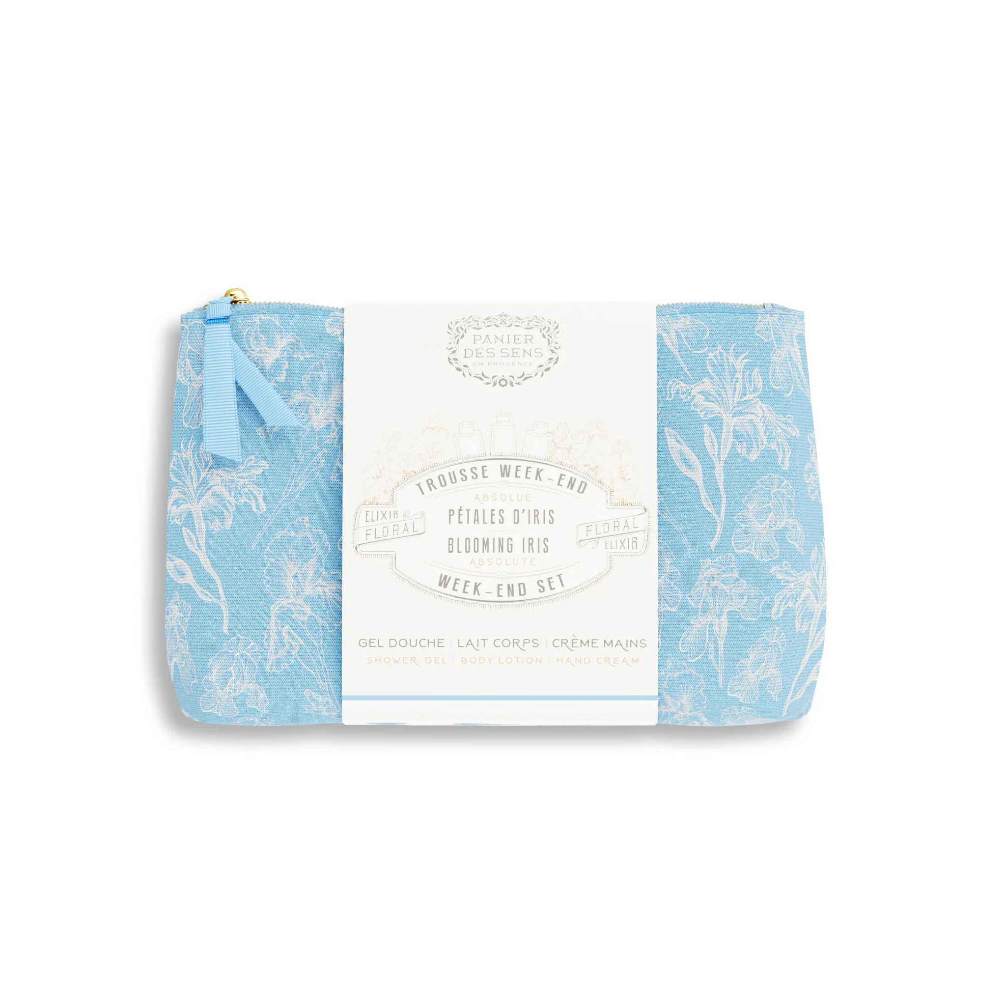 Trousse de voyage - Pétales d'Iris