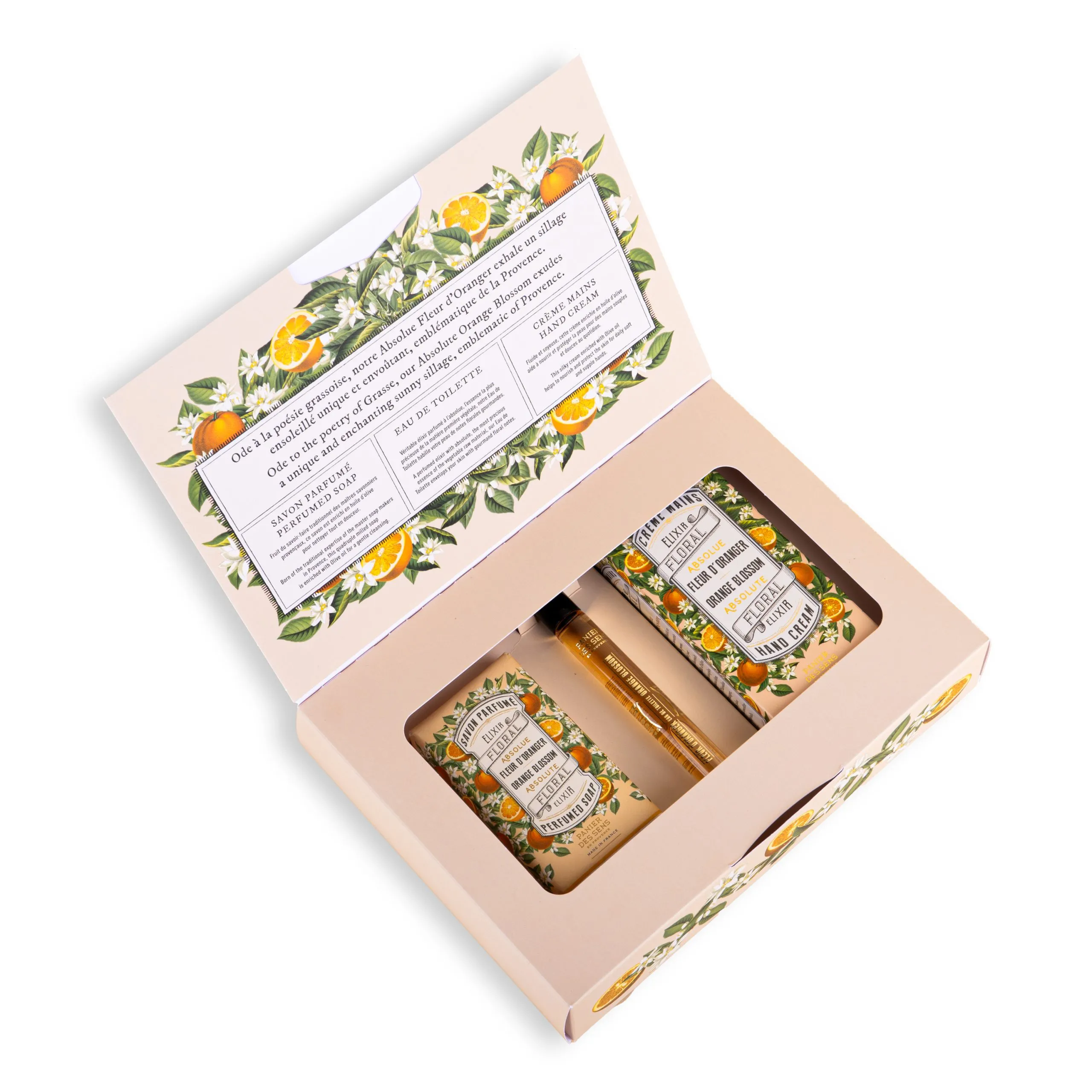 Coffret cadeau découverte de soins à la Fleur d'Oranger