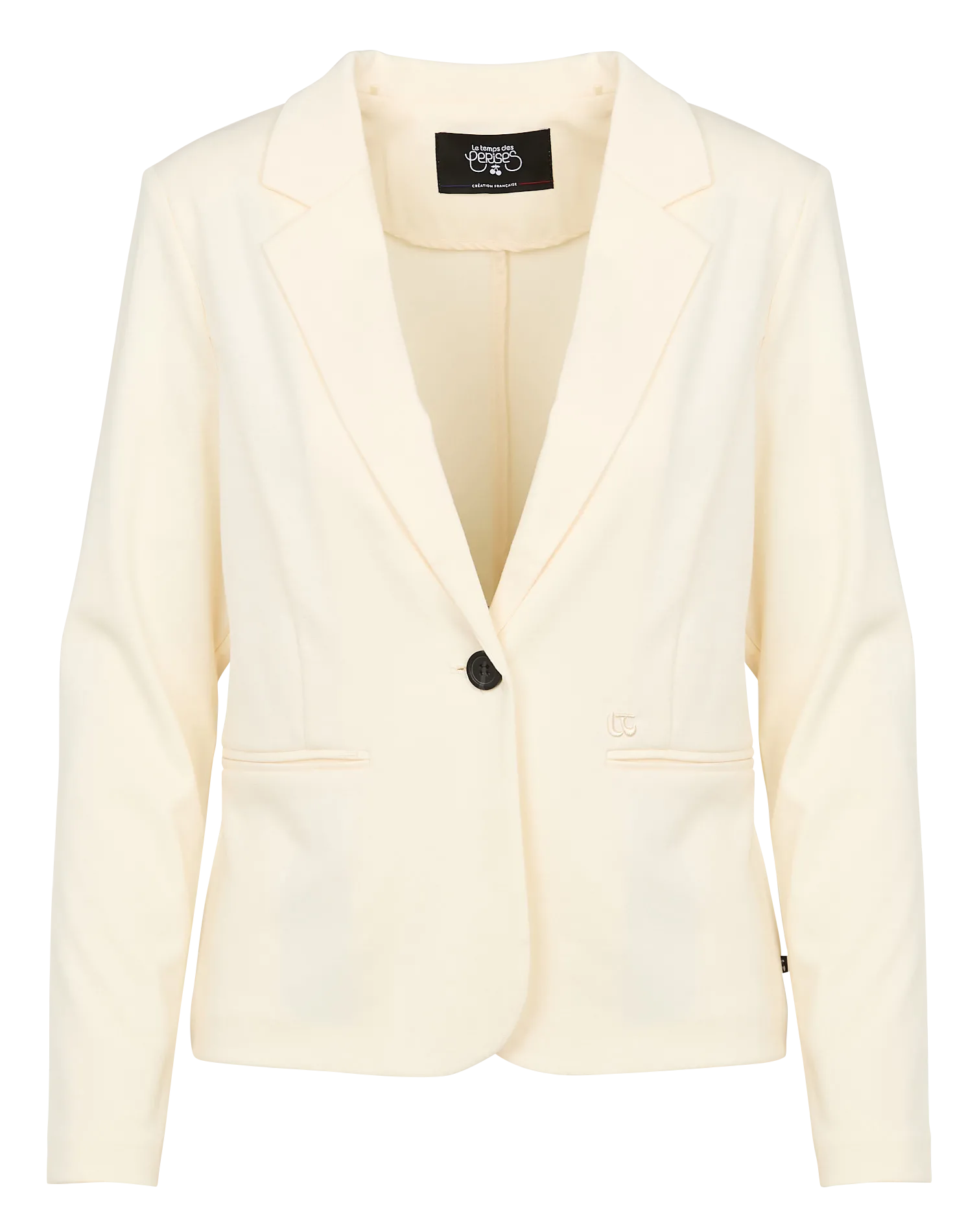 Veste de tailleur droite Blanc OSCAR