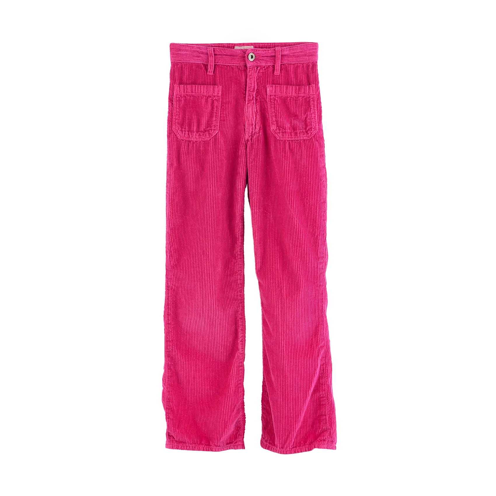 Pantalon droit en coton Rose PEPY