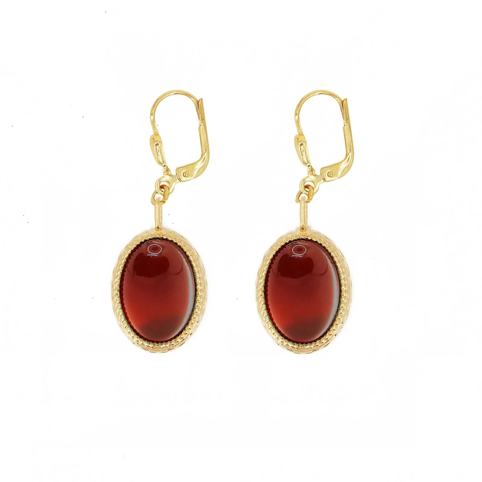 Boucles d'oreilles liv Rouge LIV