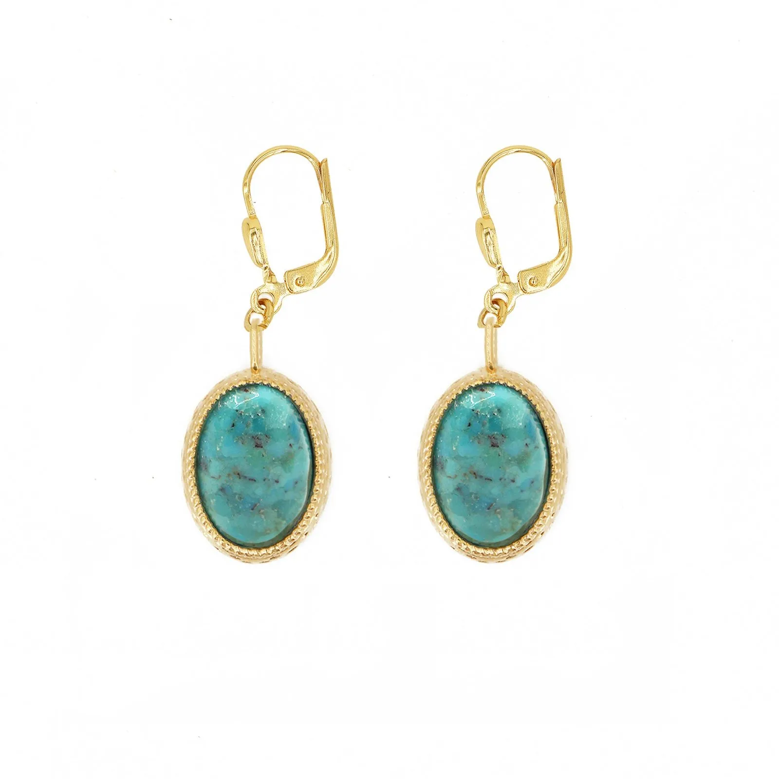 Boucles d'oreilles liv Bleu LIV
