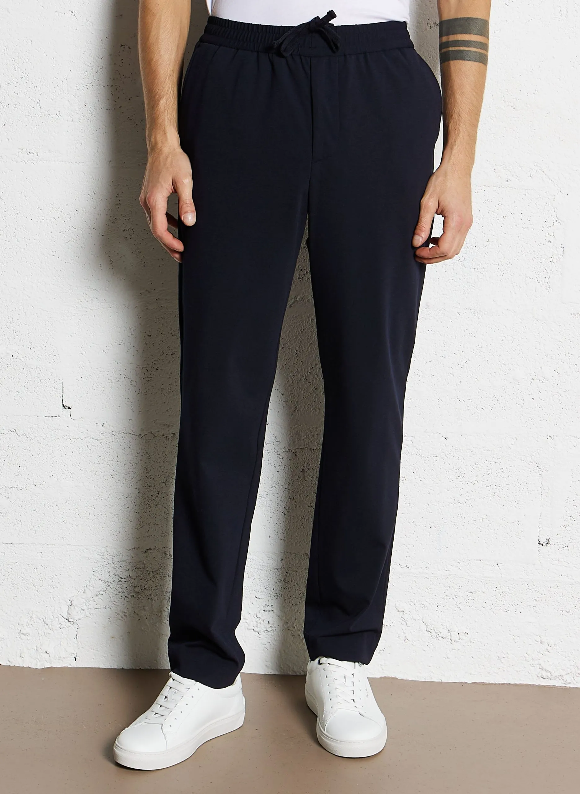 Pantalon droit Bleu NOAH