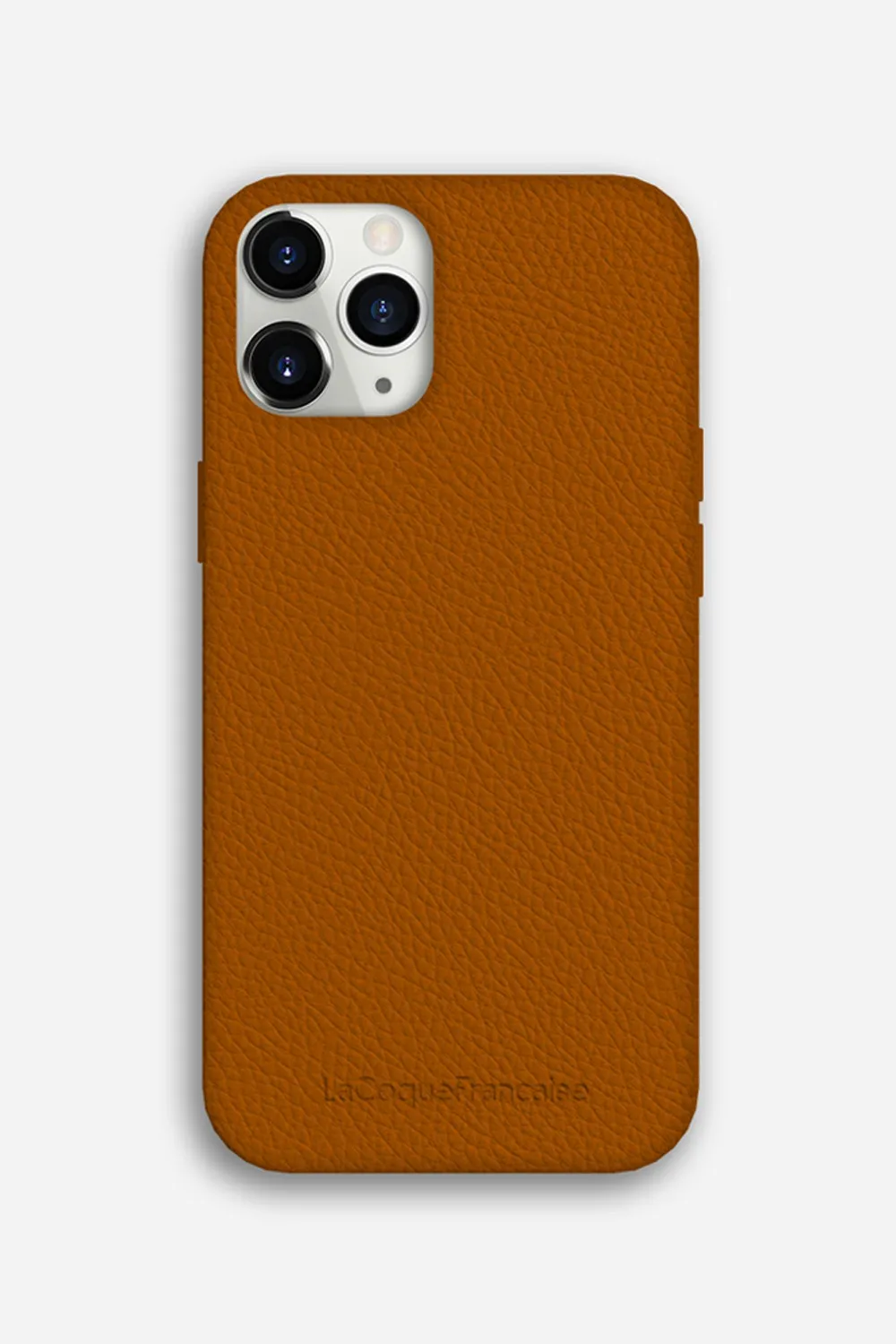 Coque de téléphone en cuir pour iphone 11 pro max Orange