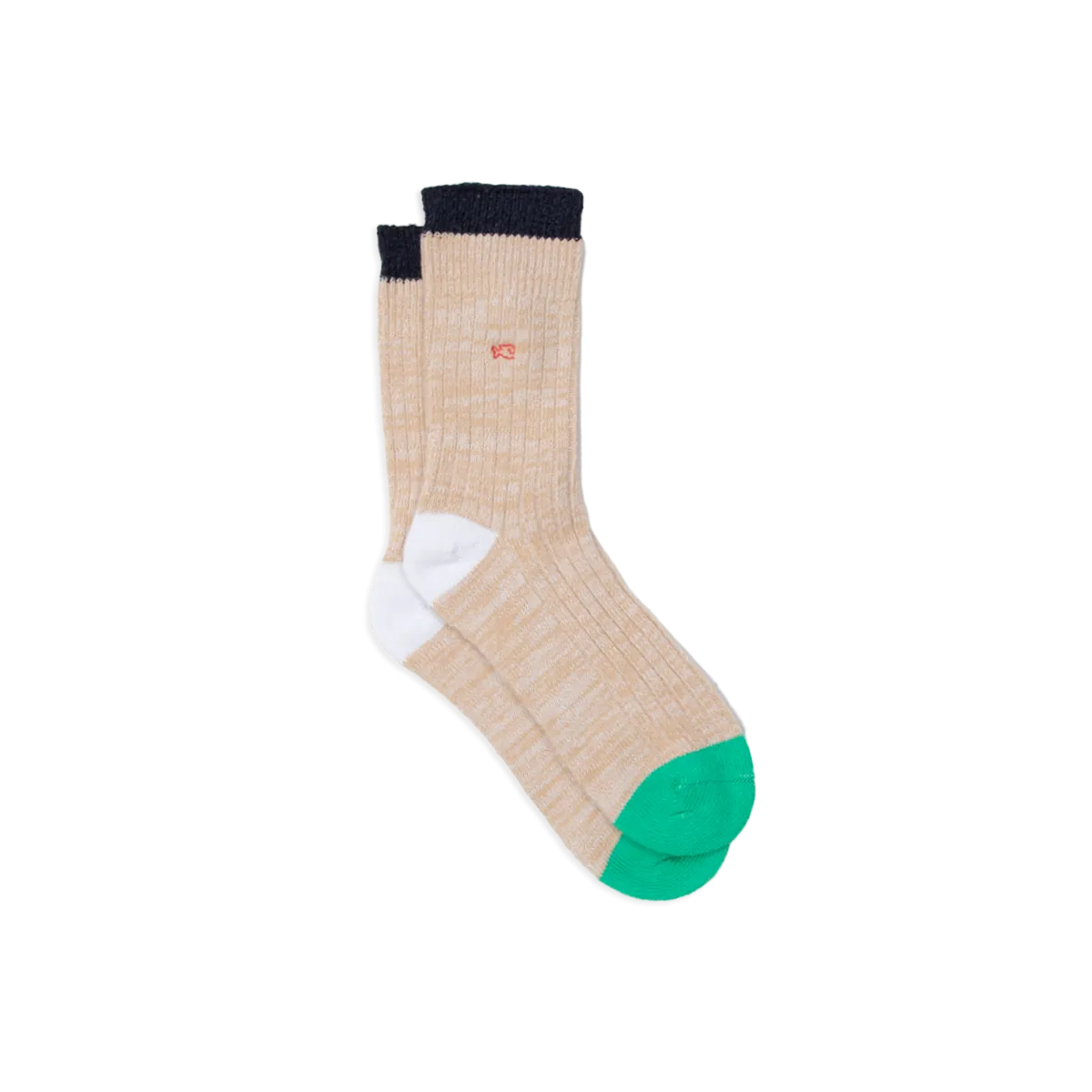 Chaussettes en coton épais club Beige BERKELEY