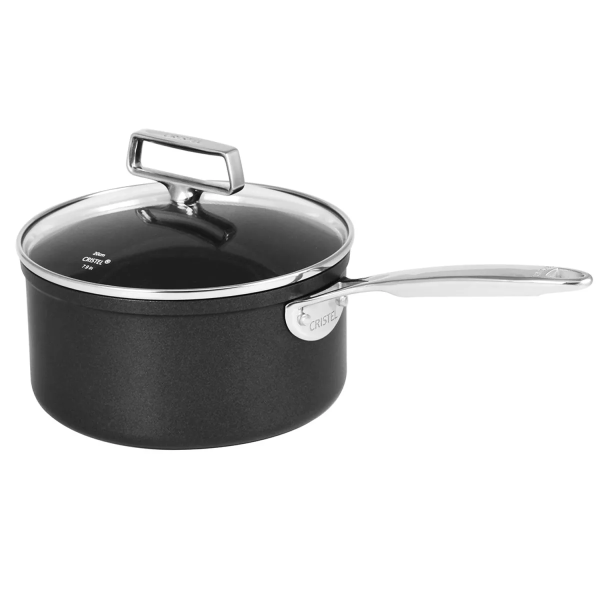 Casserole aluminium castel'pro® fixe Noir