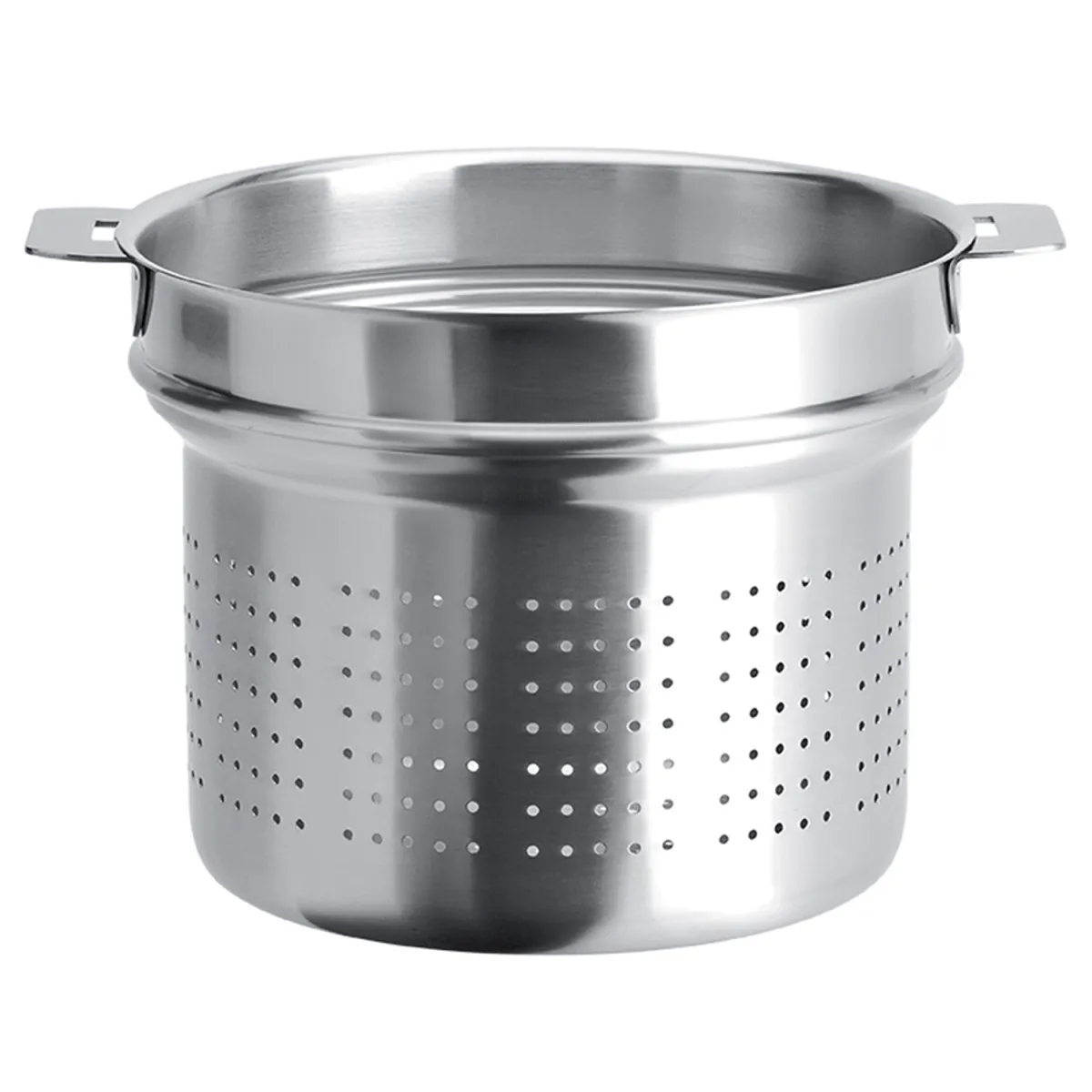 Elément cuit-pâtes inox strate amovible Argent