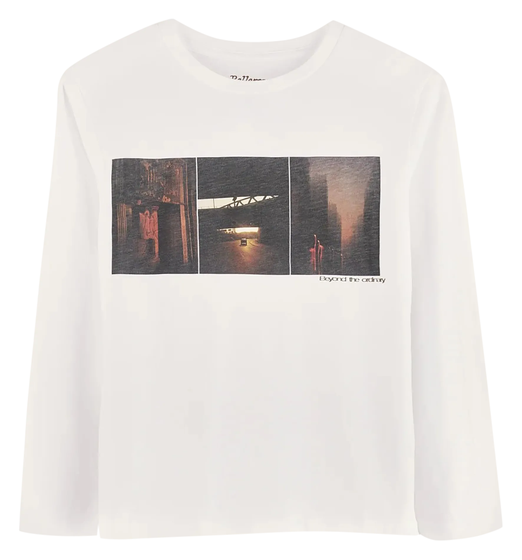 Tee-shirt imprimé en coton Blanc KENNO