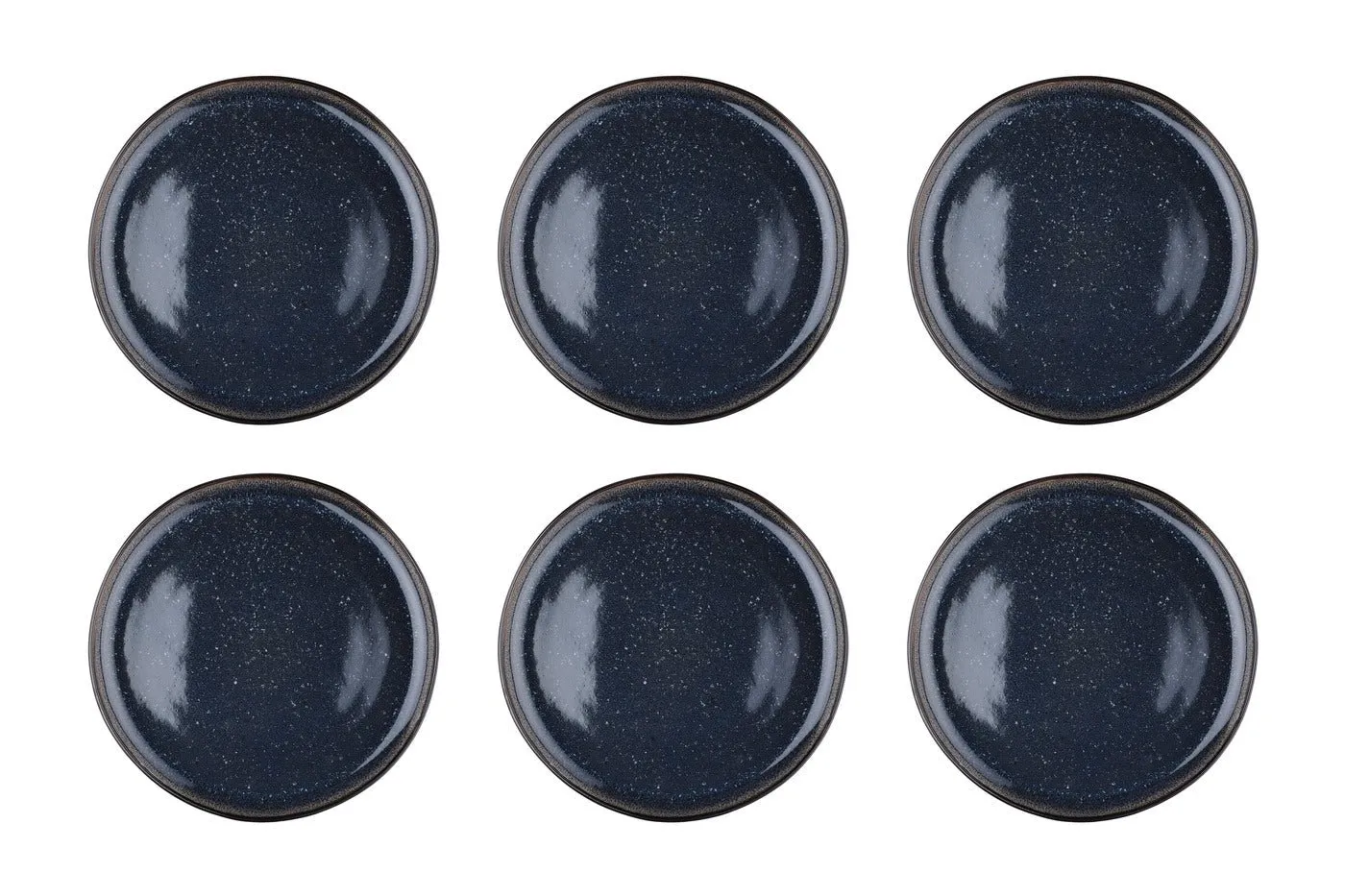 Assiette iris ø26cm - 6 pièces - bleu nuit Bleu