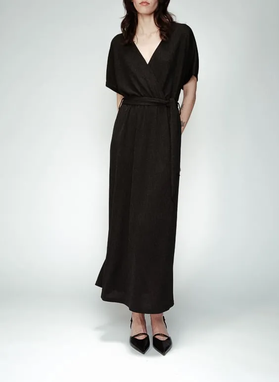 Robe longue Noir ORIA