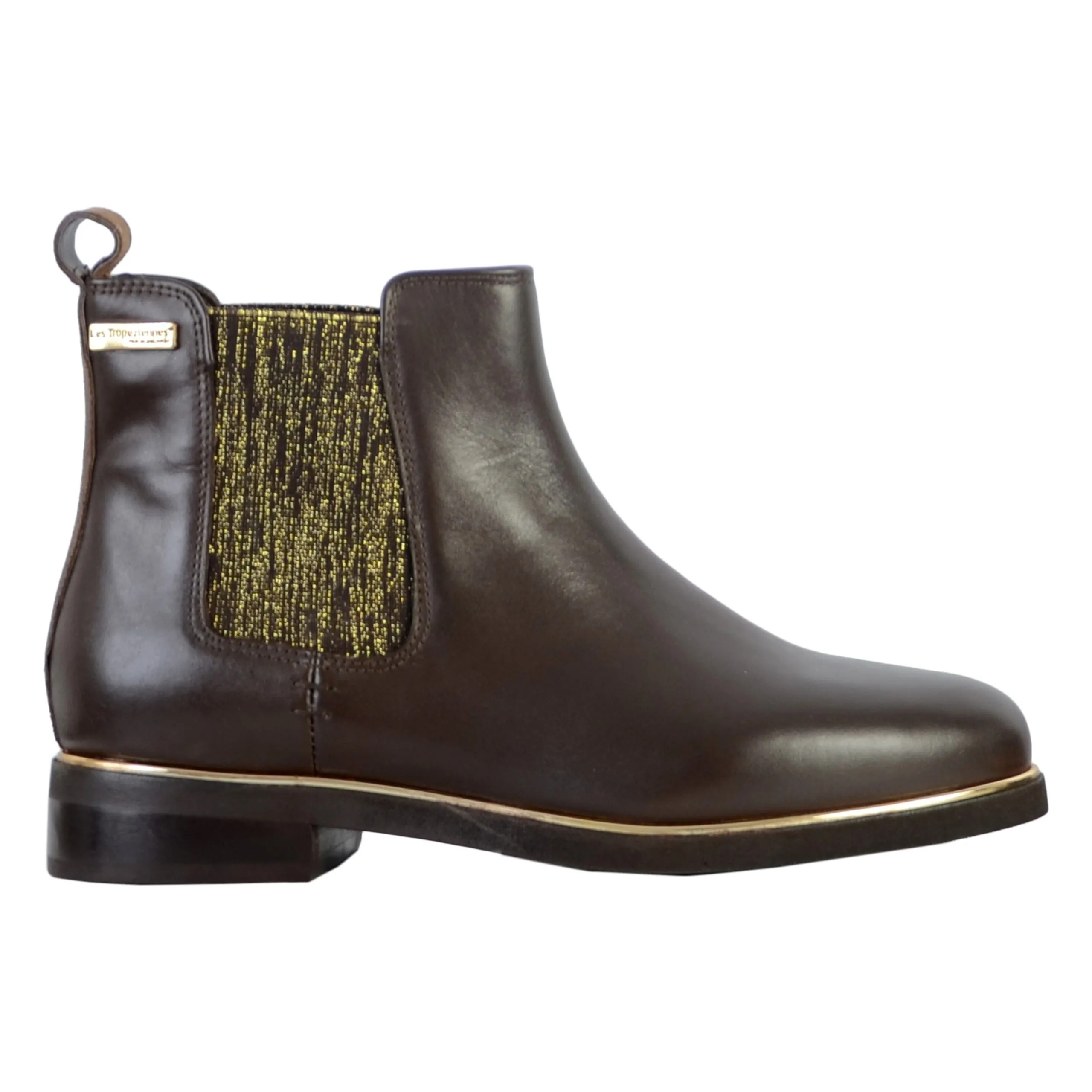 Bottines en cuir Micky Marron