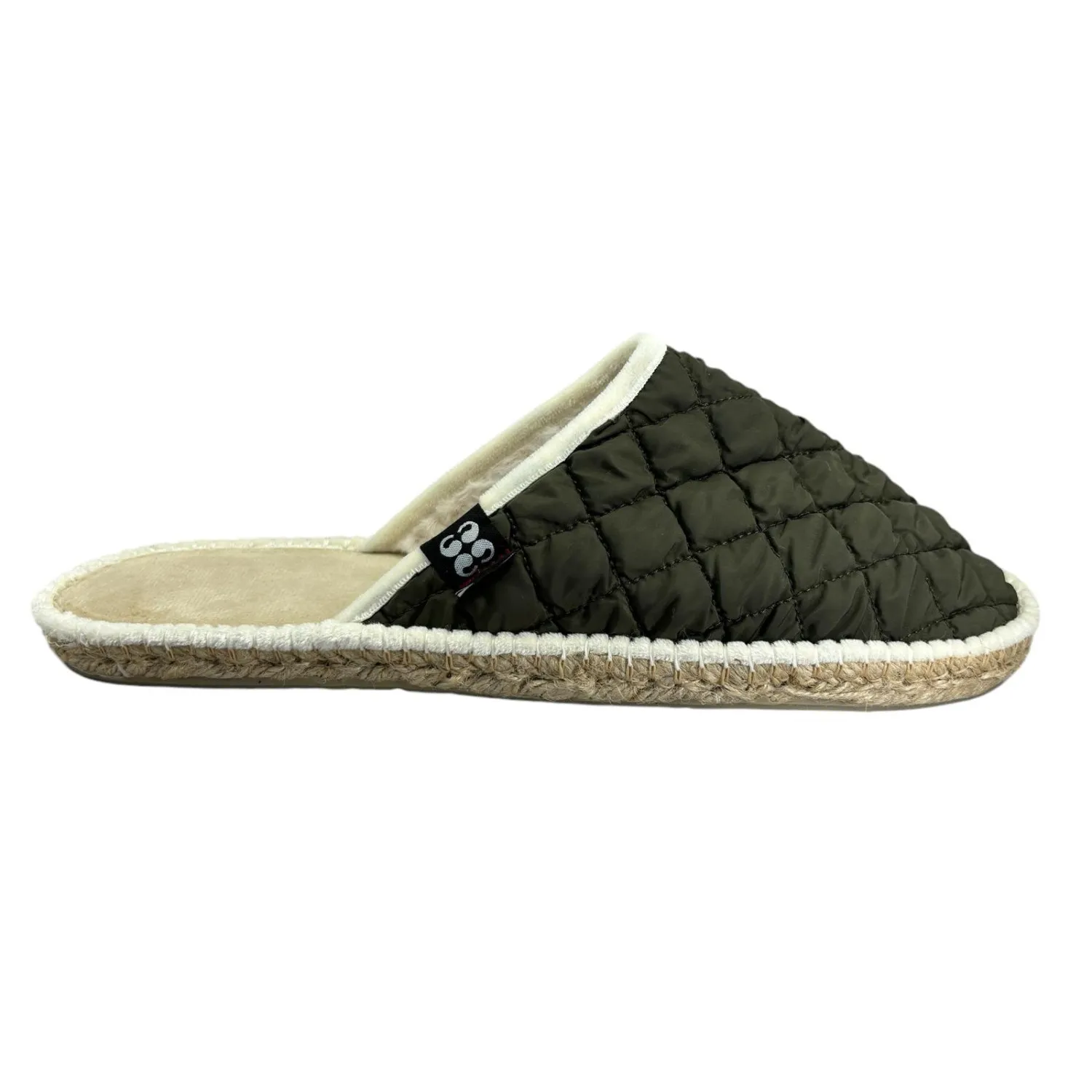 Espadrilles chaussons unie Vert BLACKSHEEP