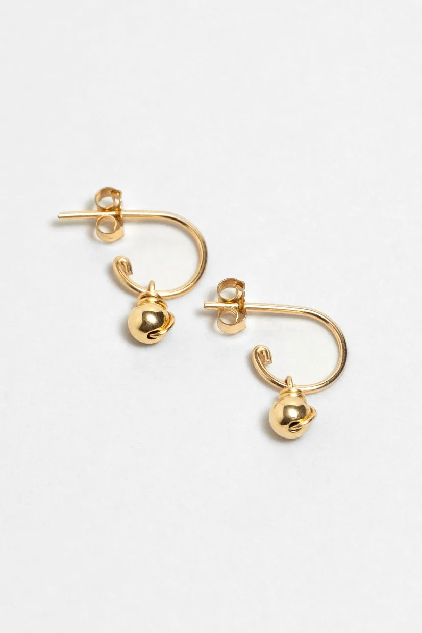 Mini créoles - or Doré STELLA