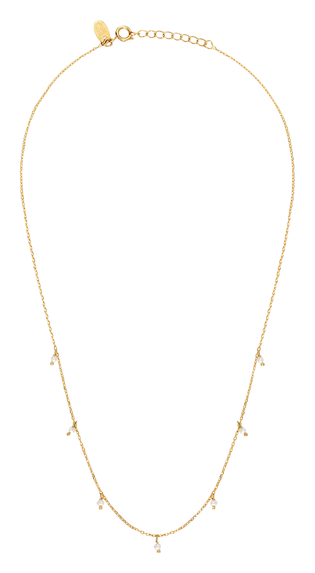 Collier en laiton Blanc MILADY