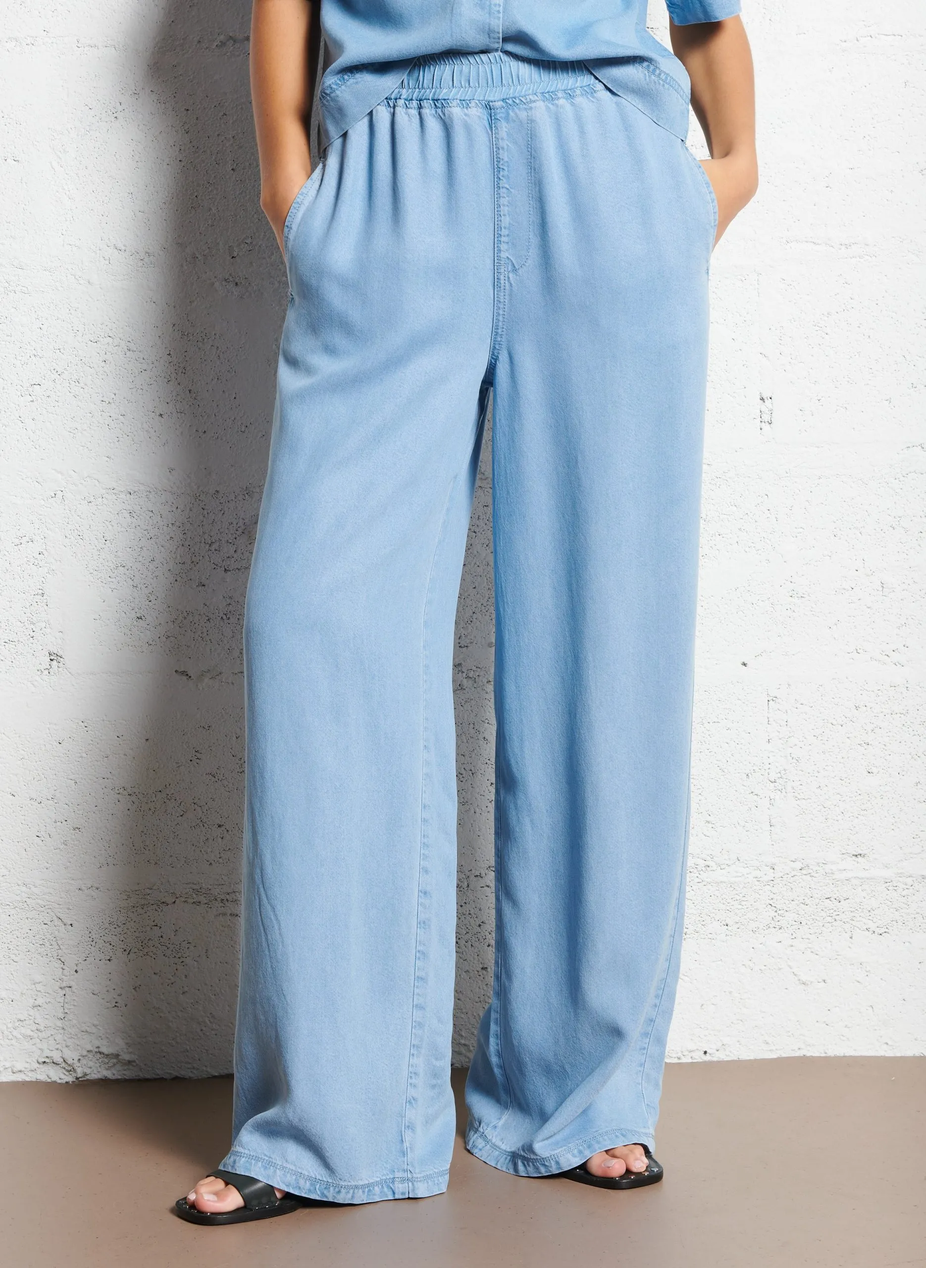 Pantalon large Bleu RYAN