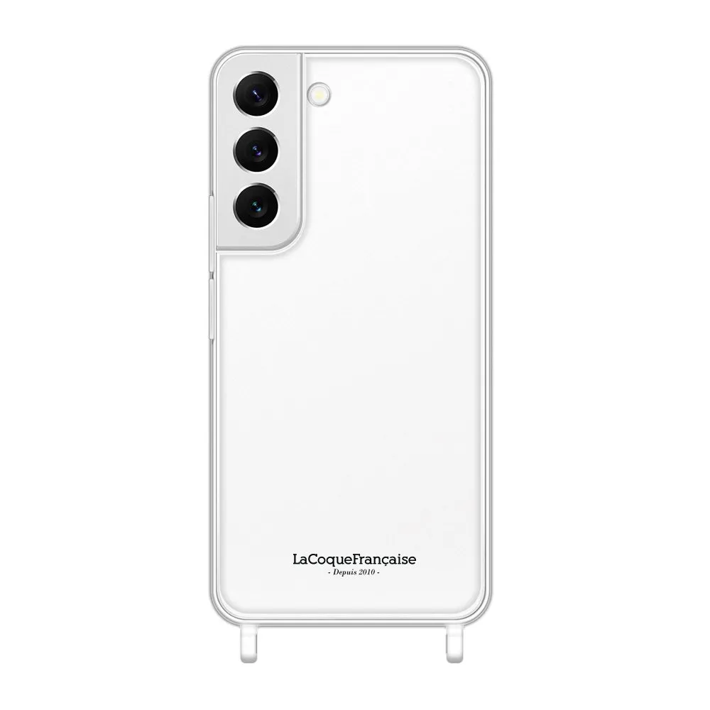 Coque de téléphone avec anneaux pour galaxy s22 5g Argent