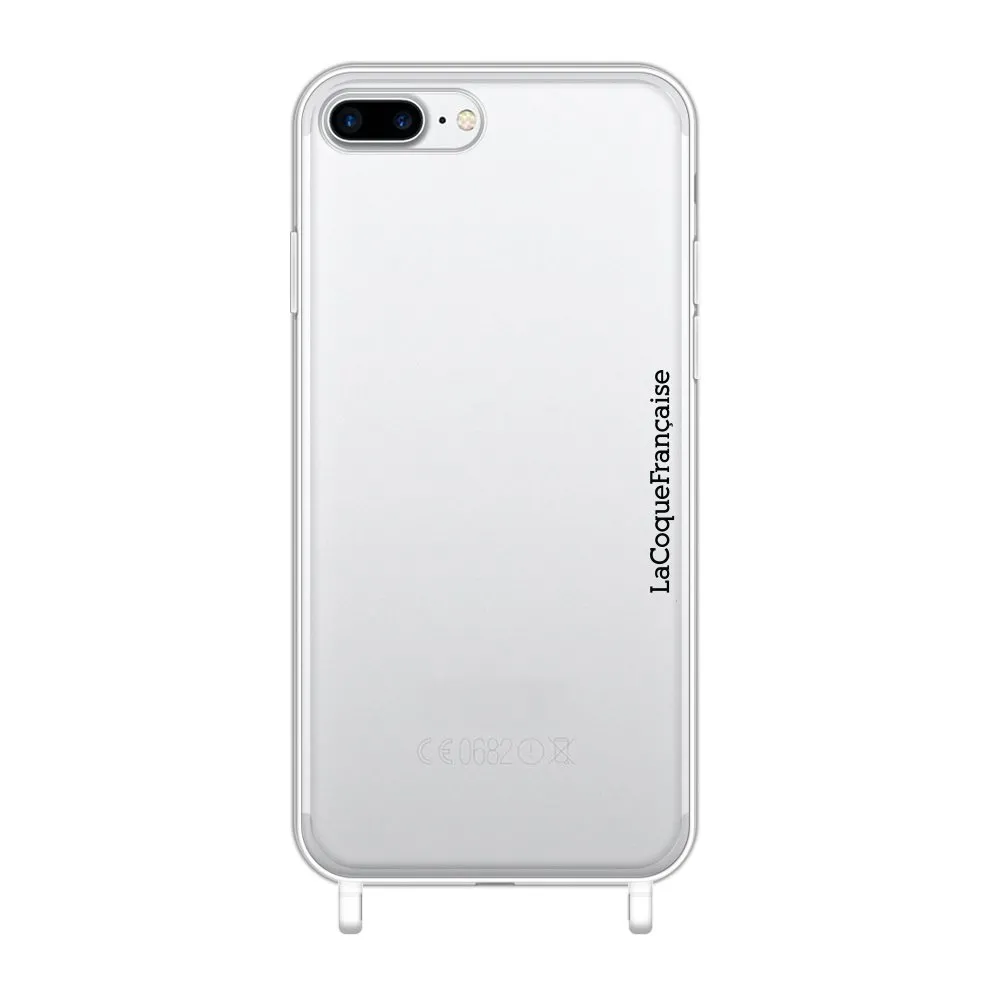 Coque de téléphone avec anneaux pour iphone 7 plus / 8 plus Argent