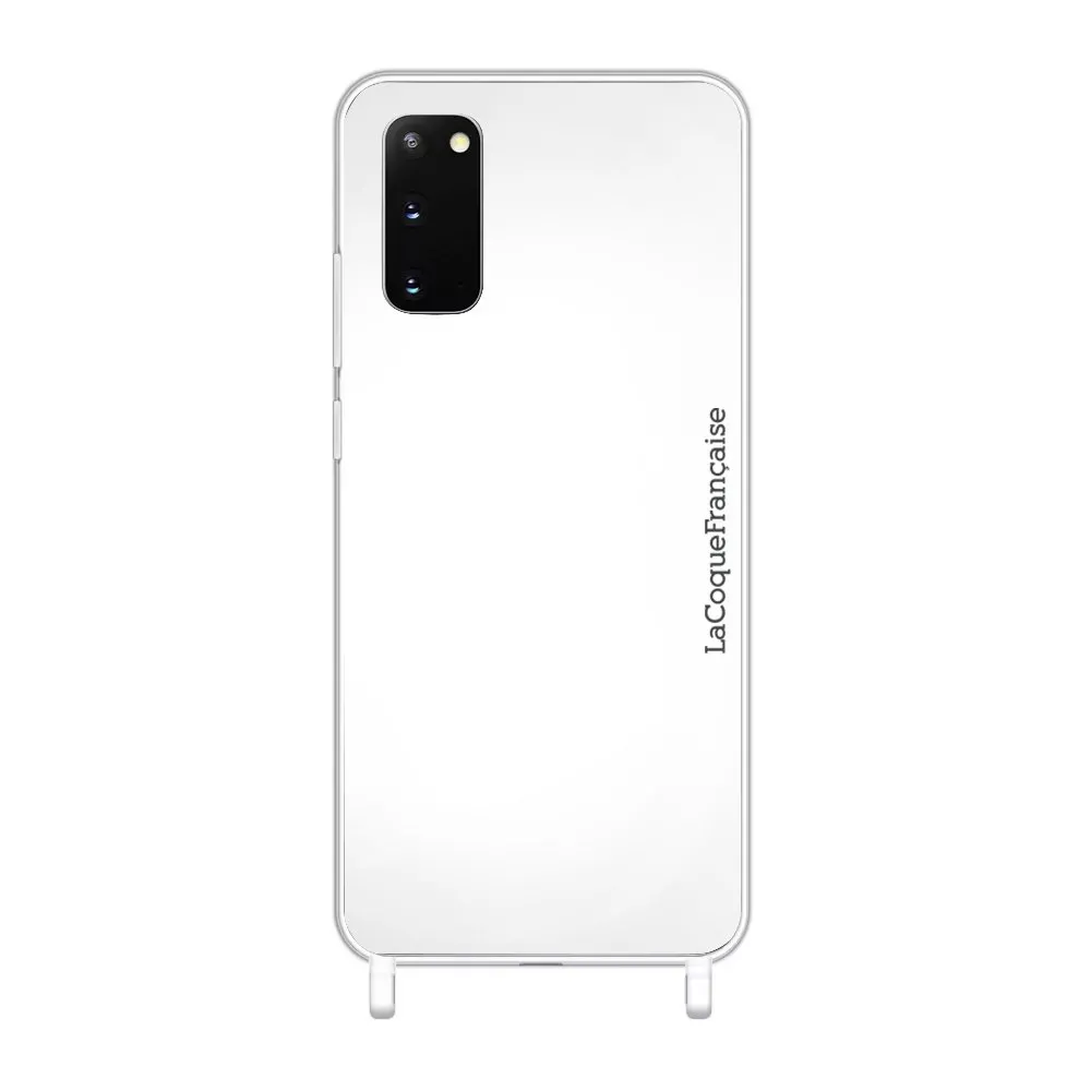 Coque de téléphone avec anneaux pour samsung galaxy s20 plus Argent